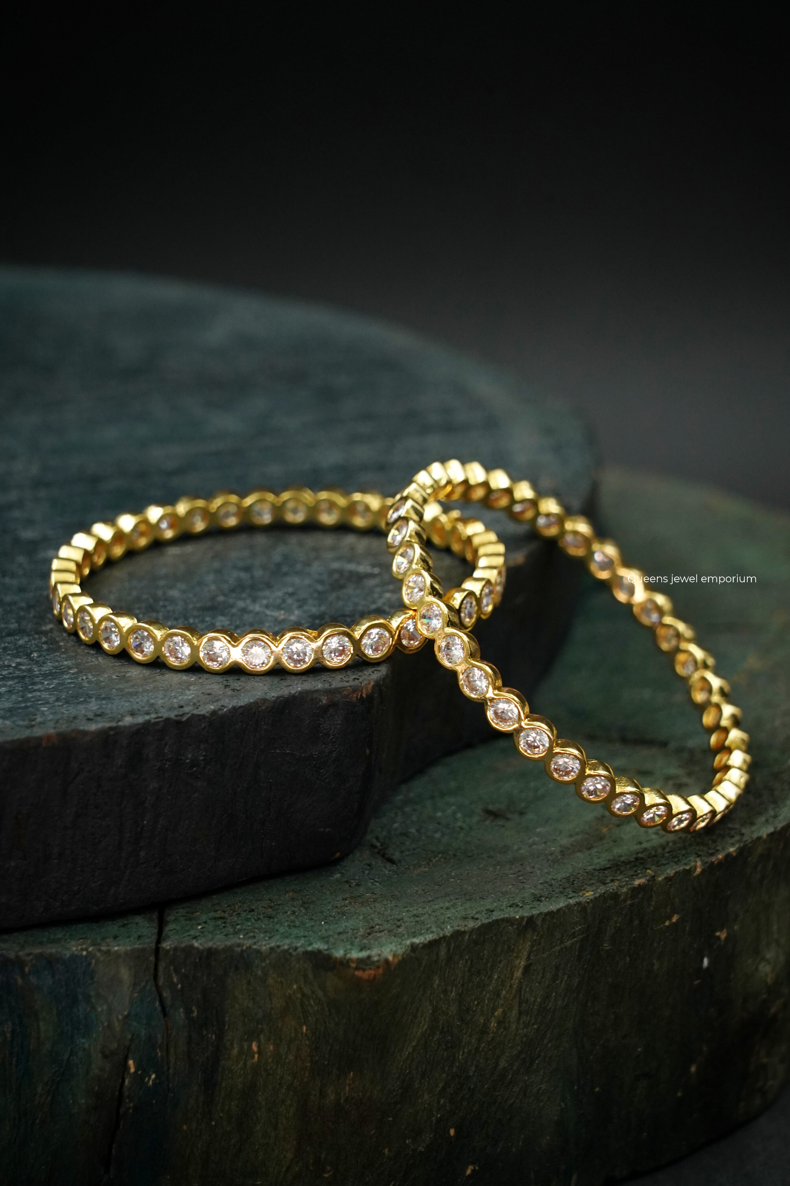 Vennila Bangle - Zircon Bangles