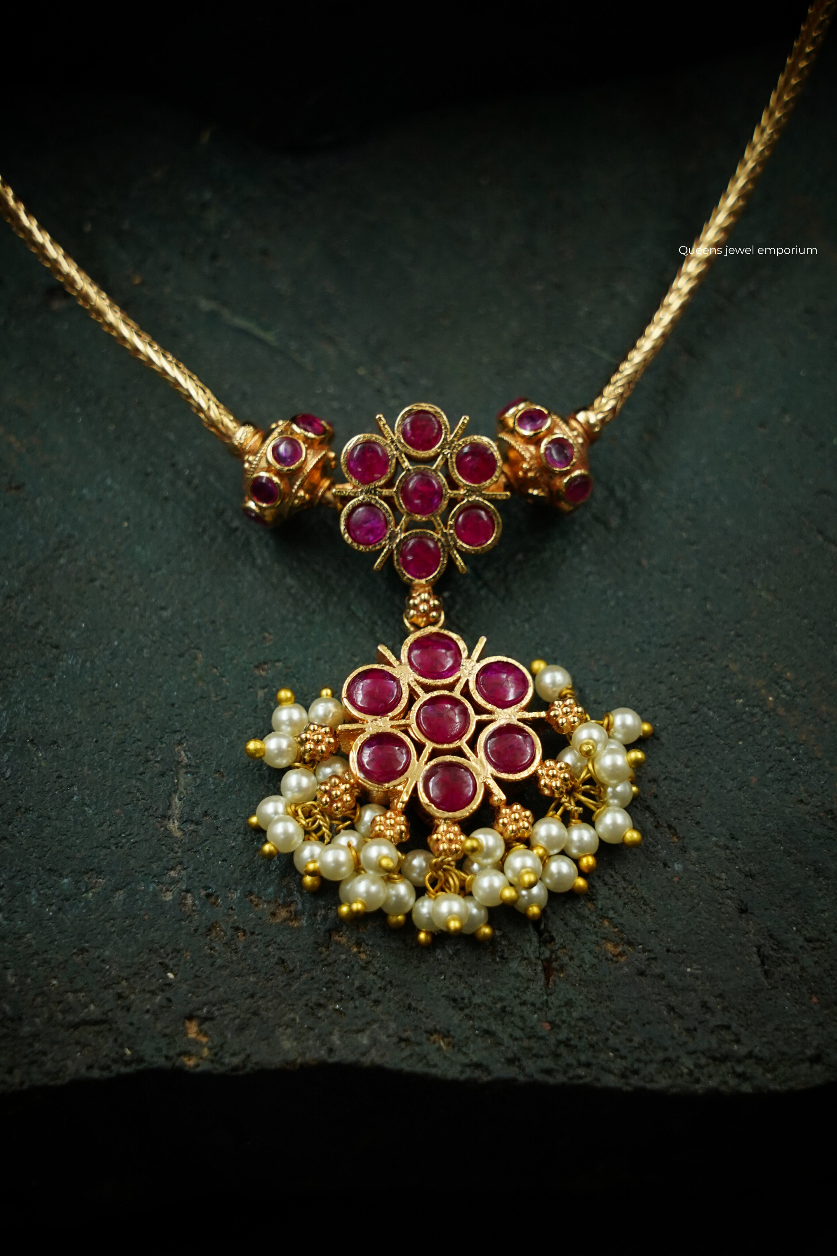 Bhavani Devi  Kemp Necklace