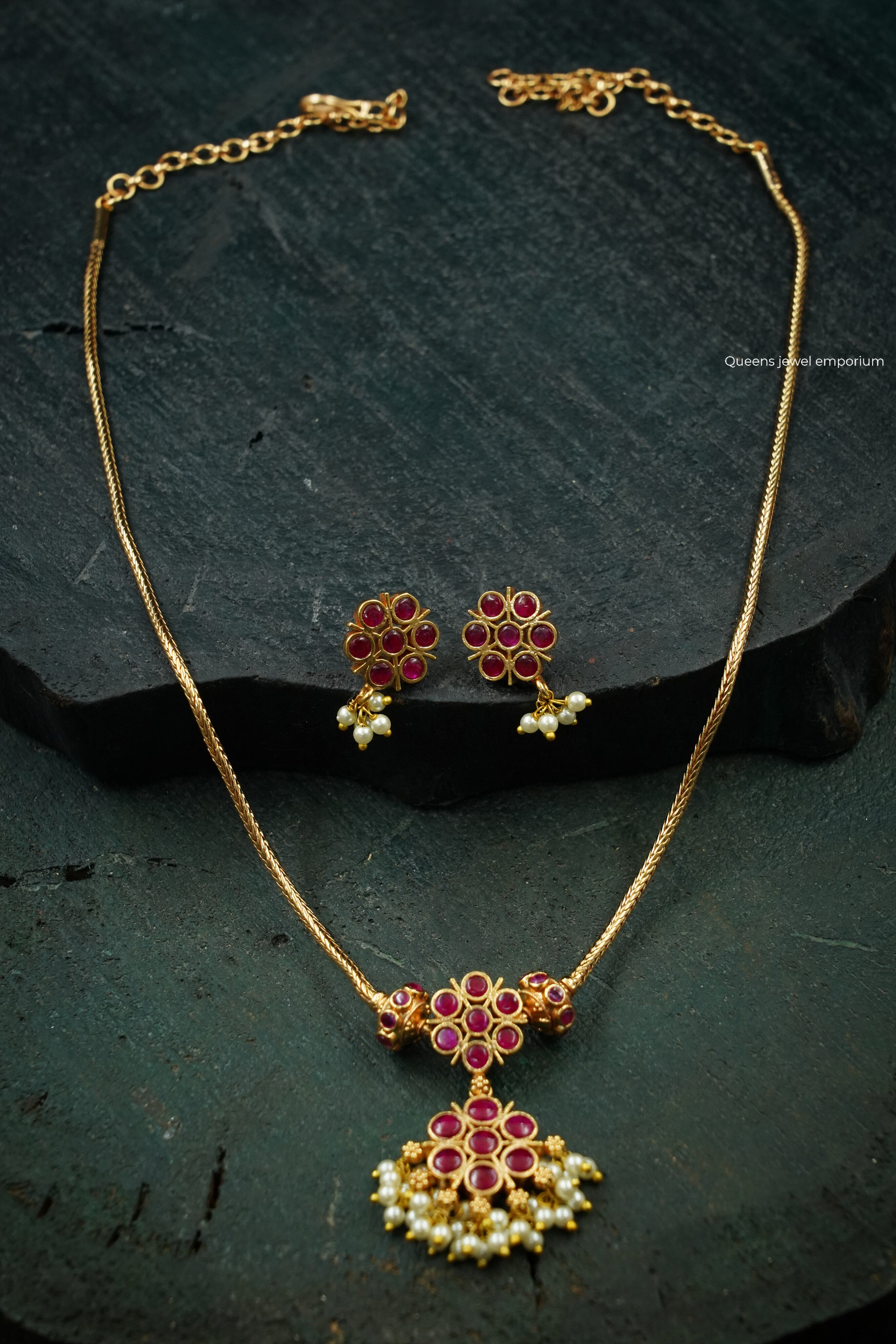Bhavani Devi  Kemp Necklace
