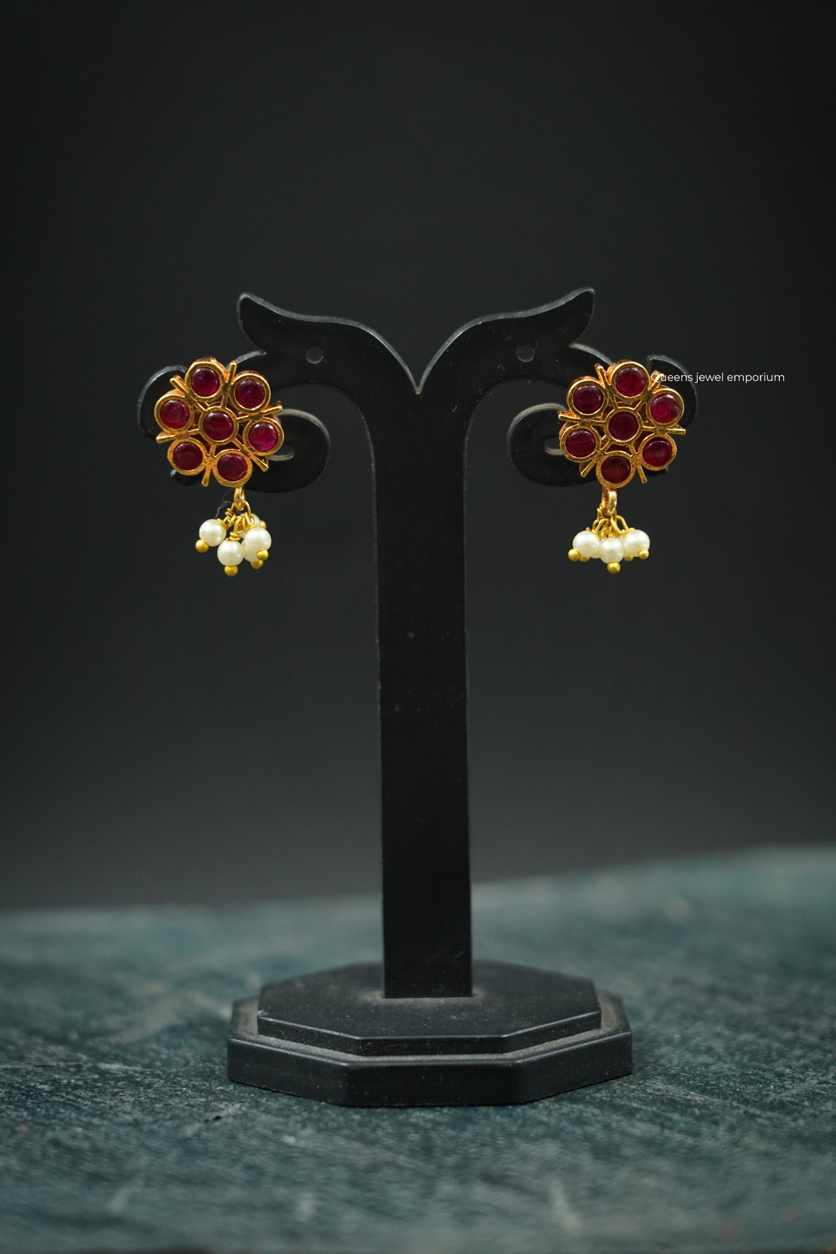 Bhavani Devi Kemp Earrings