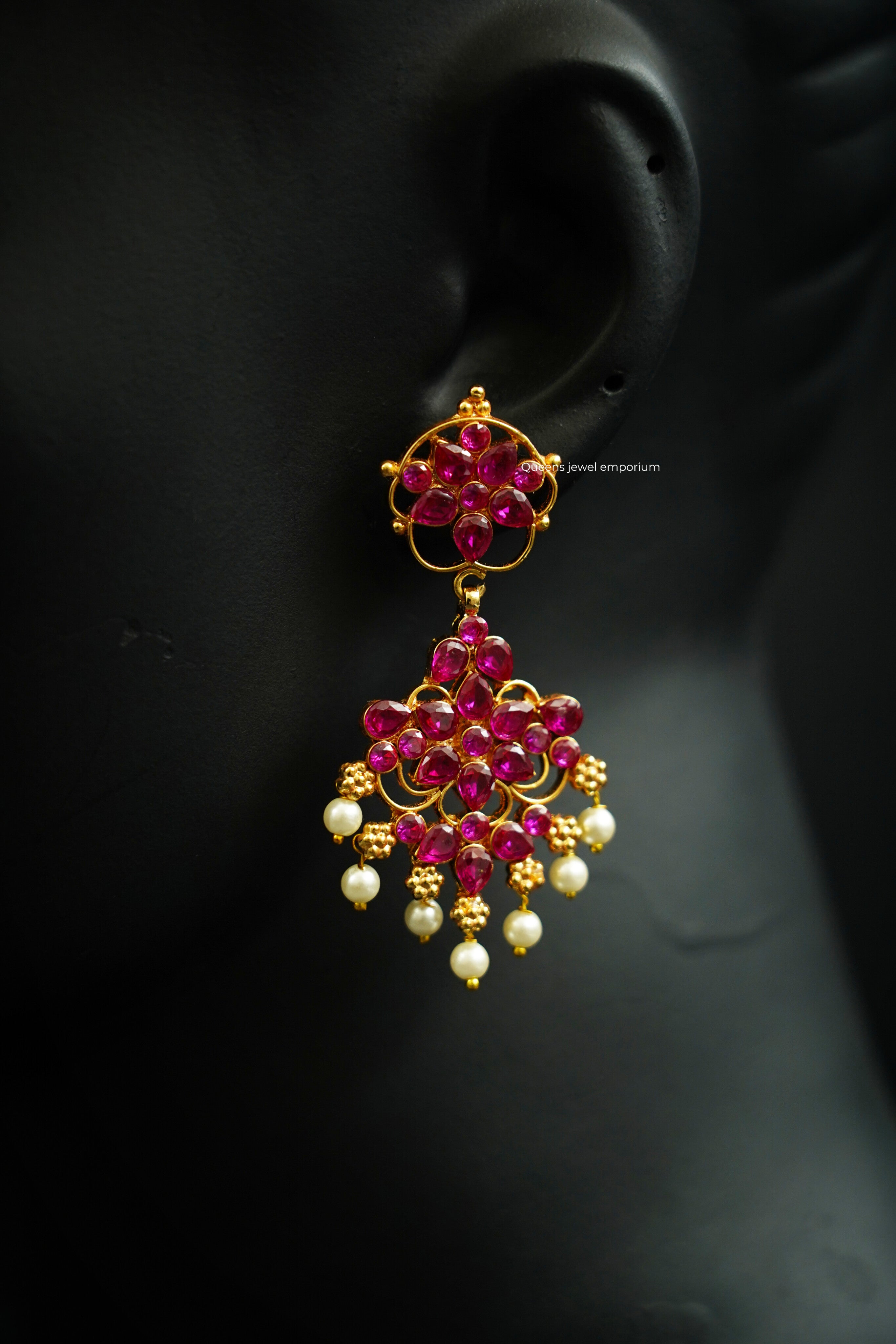 Dharani Earring - Balaji Pink