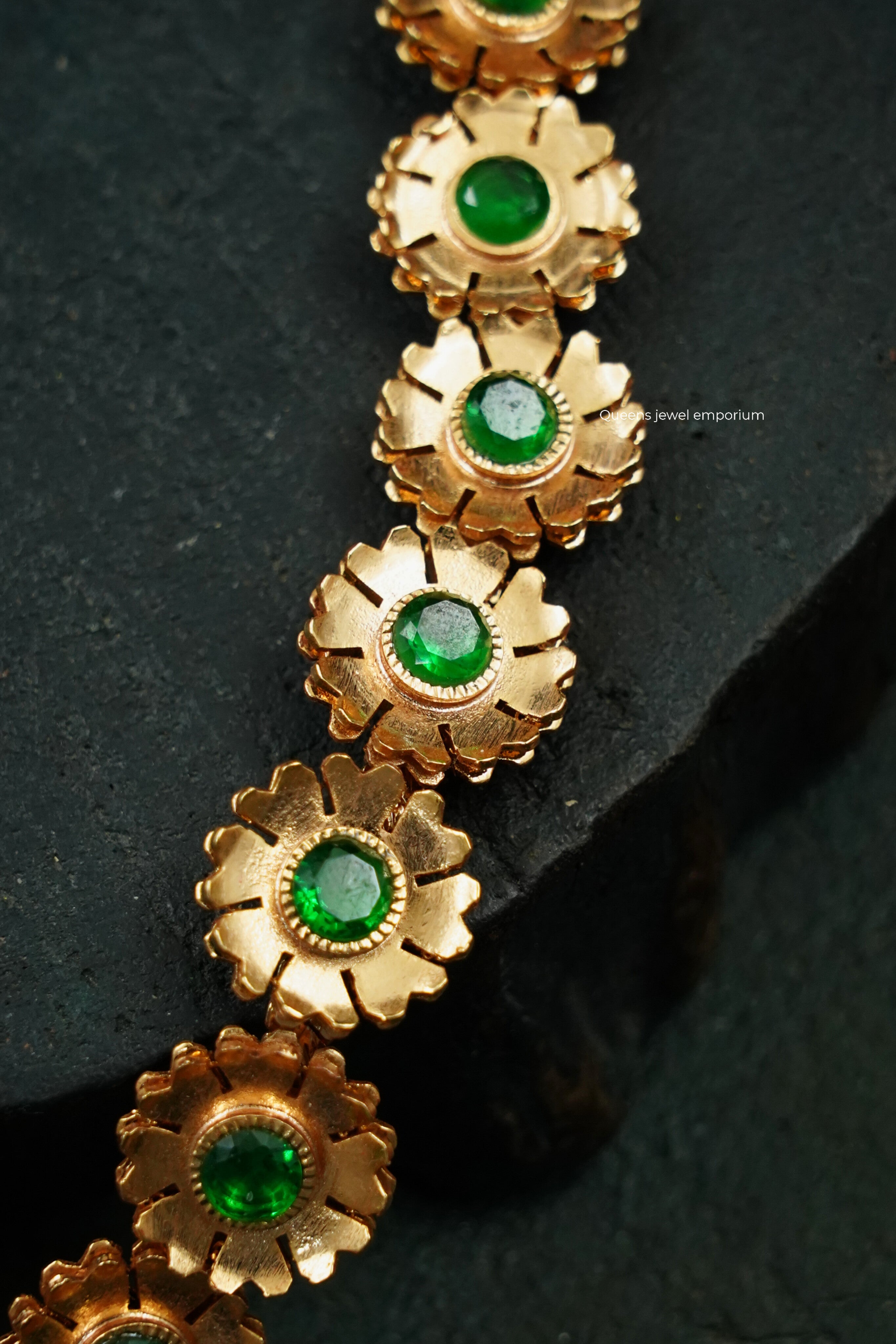 Anjali Devi Necklace - Green