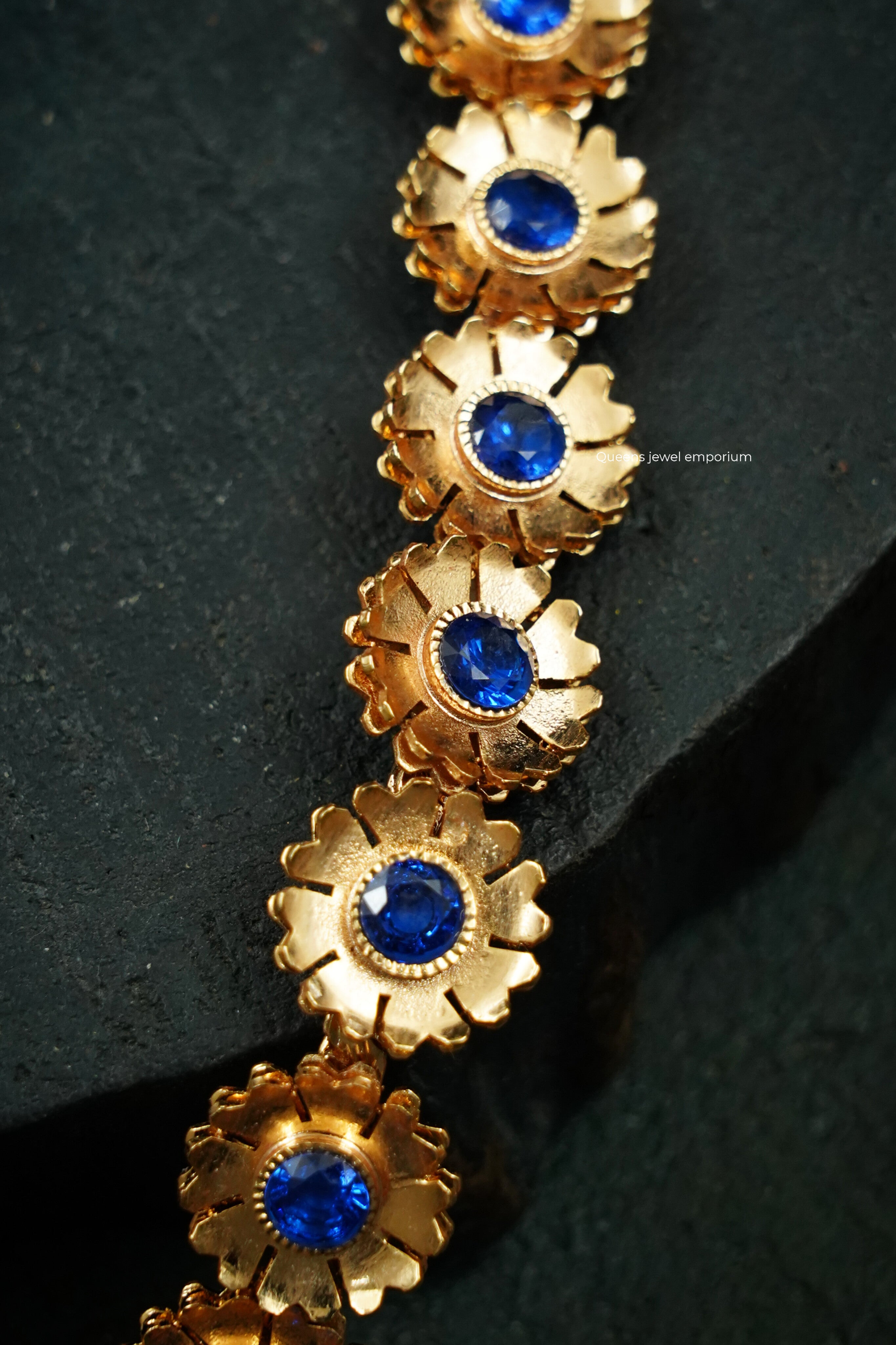 Anjali Devi Necklace - Blue