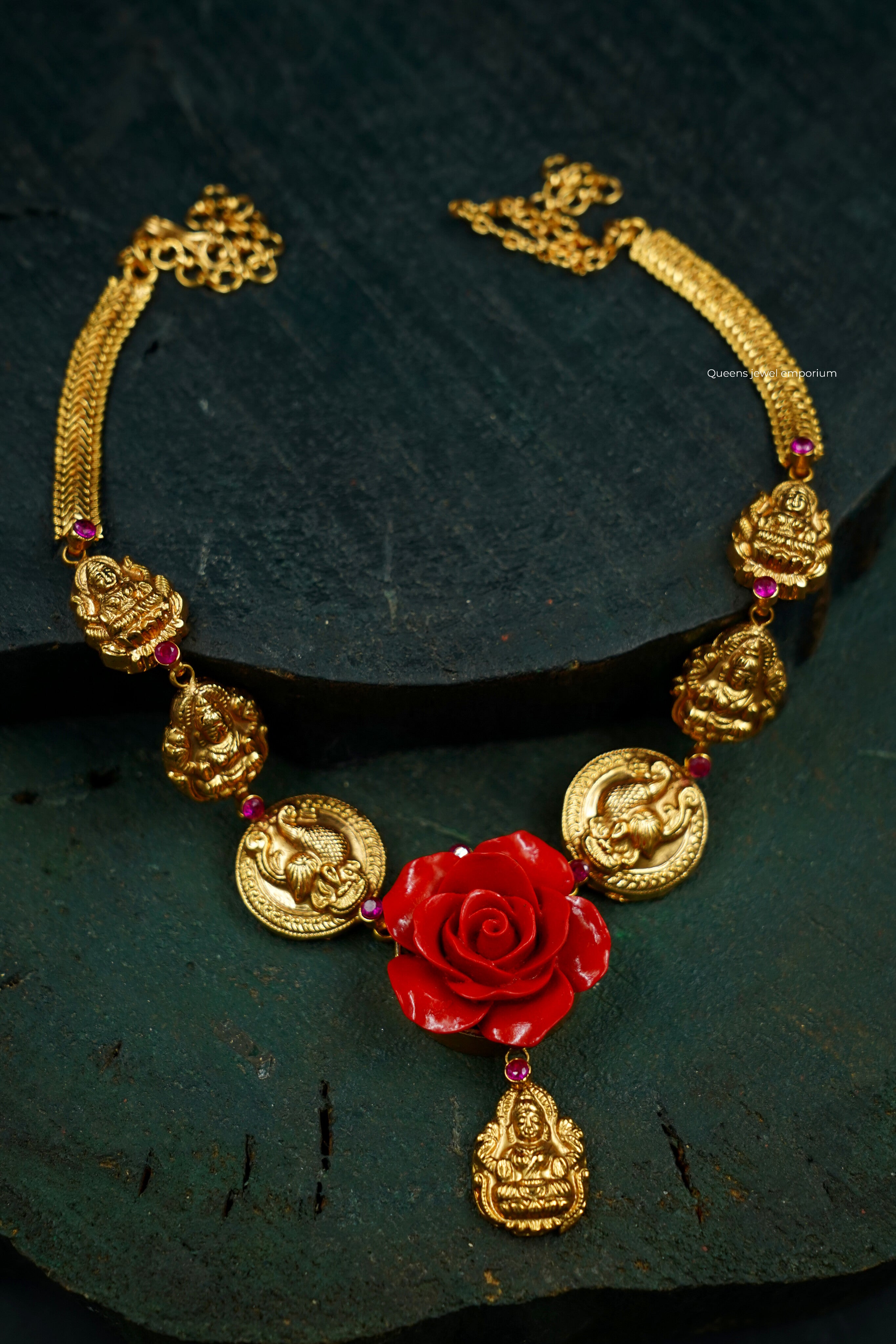 Lakshmi Rose Necklace