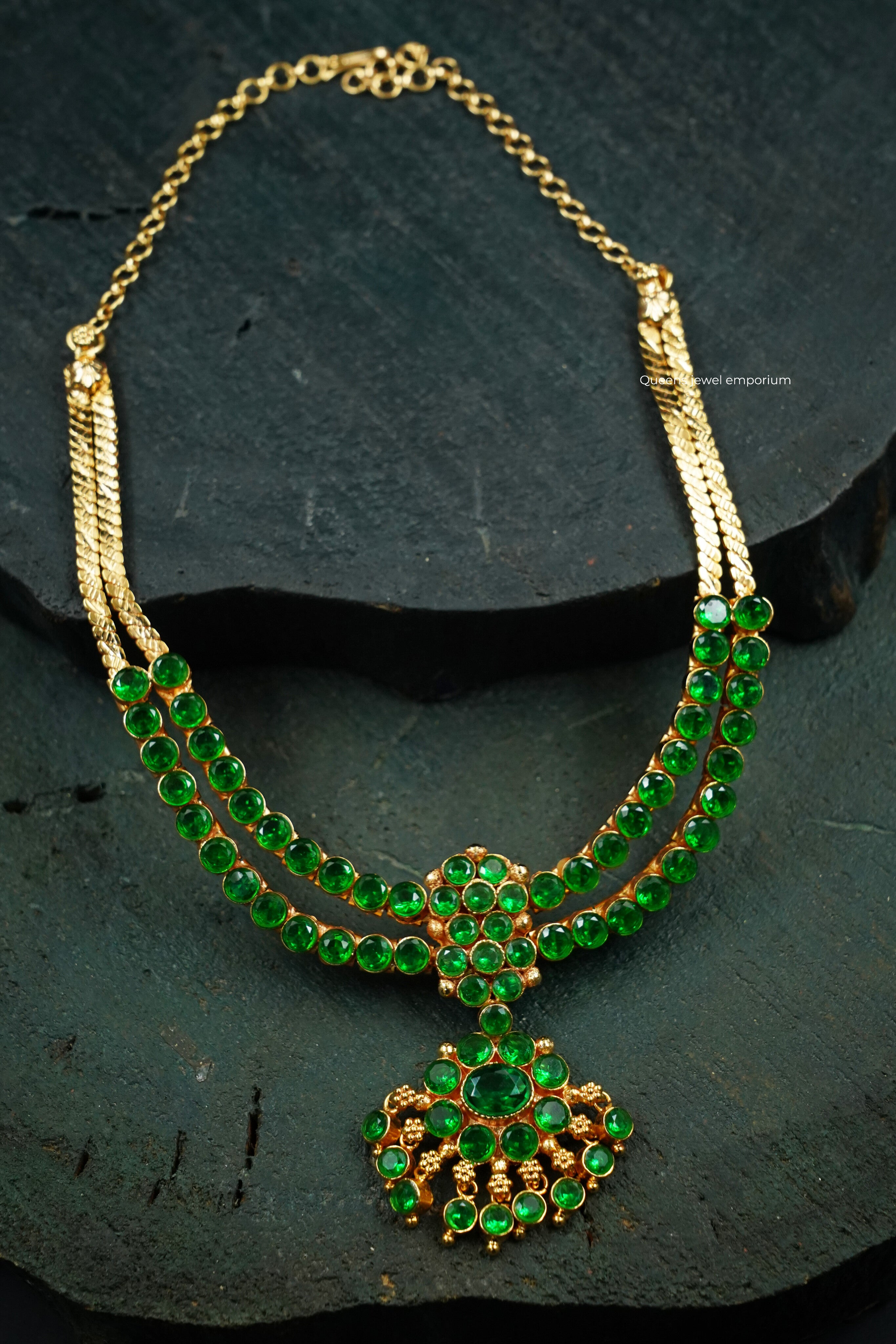 Rangoon Short Adigai - Green