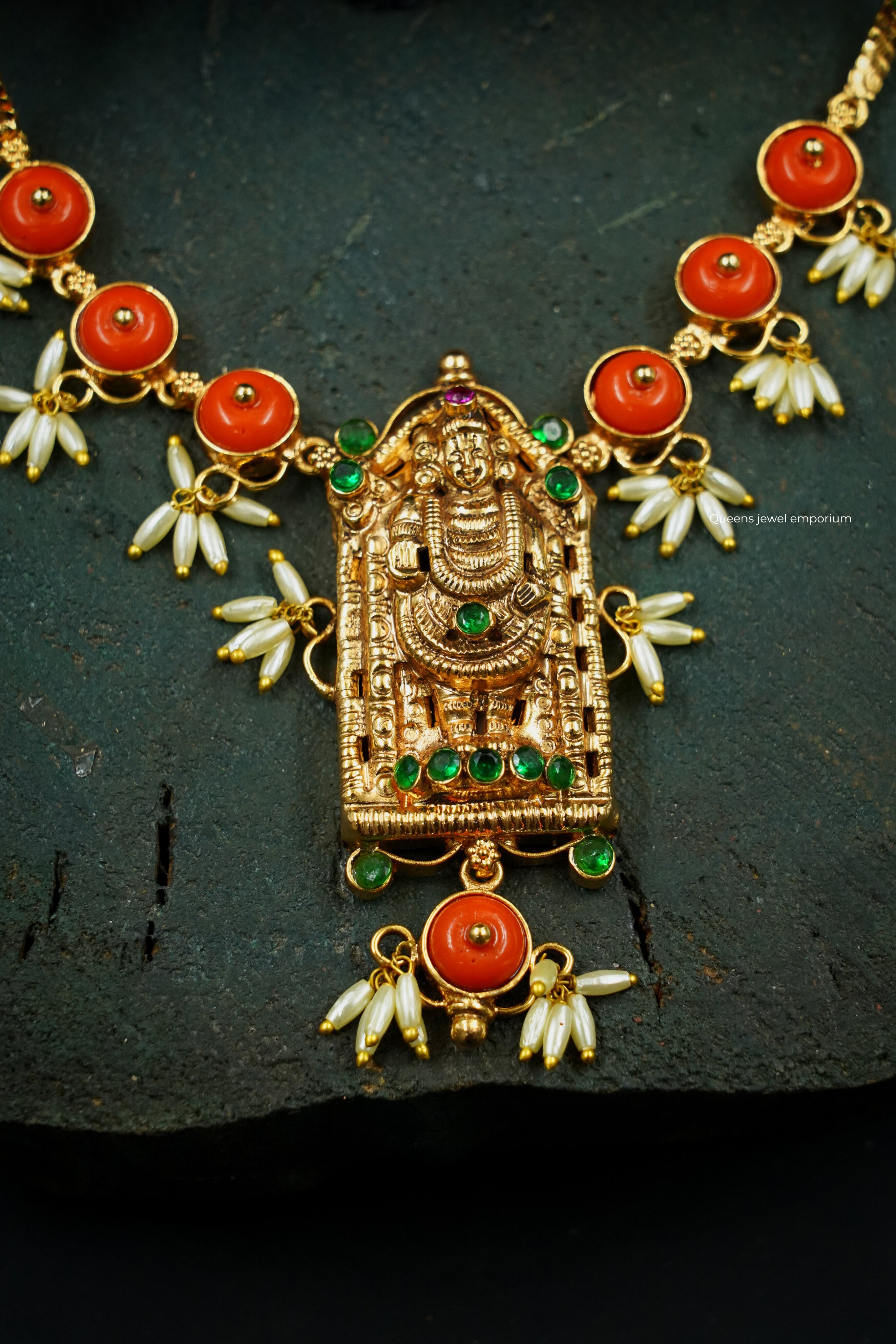 Balaji Coral Necklace