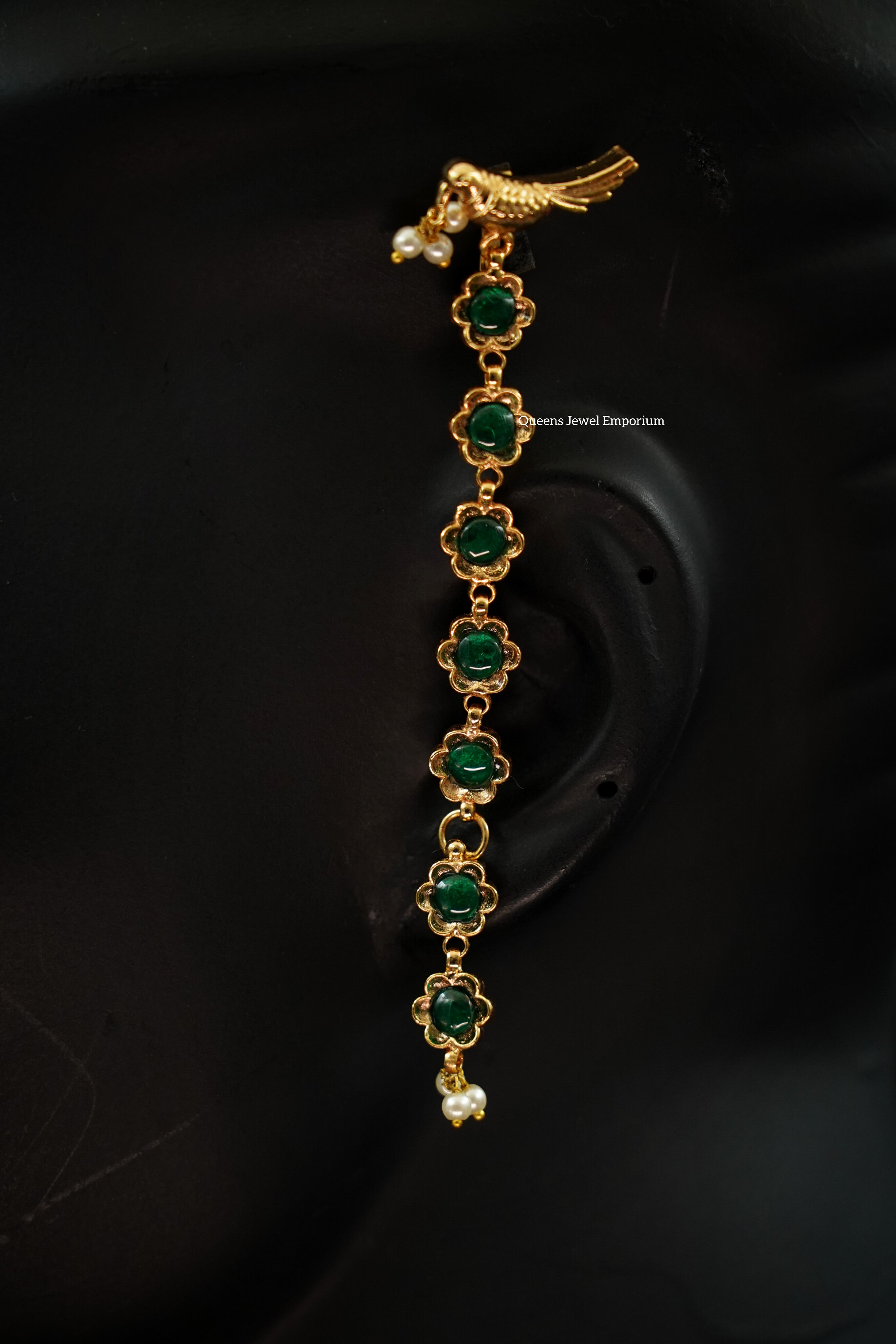 Anjalee Devi Ear Mattal - Green