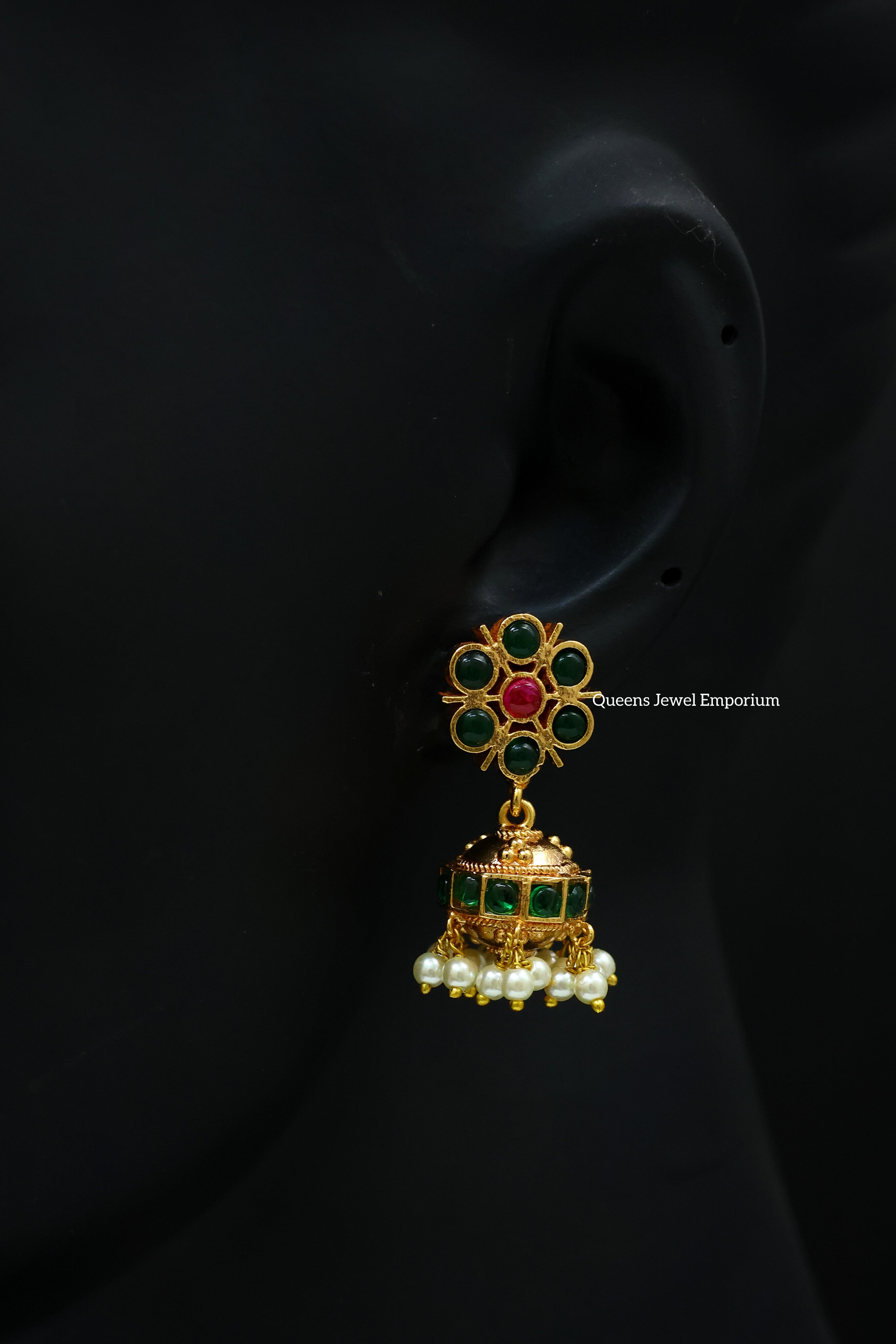 Mythili Earring - Green