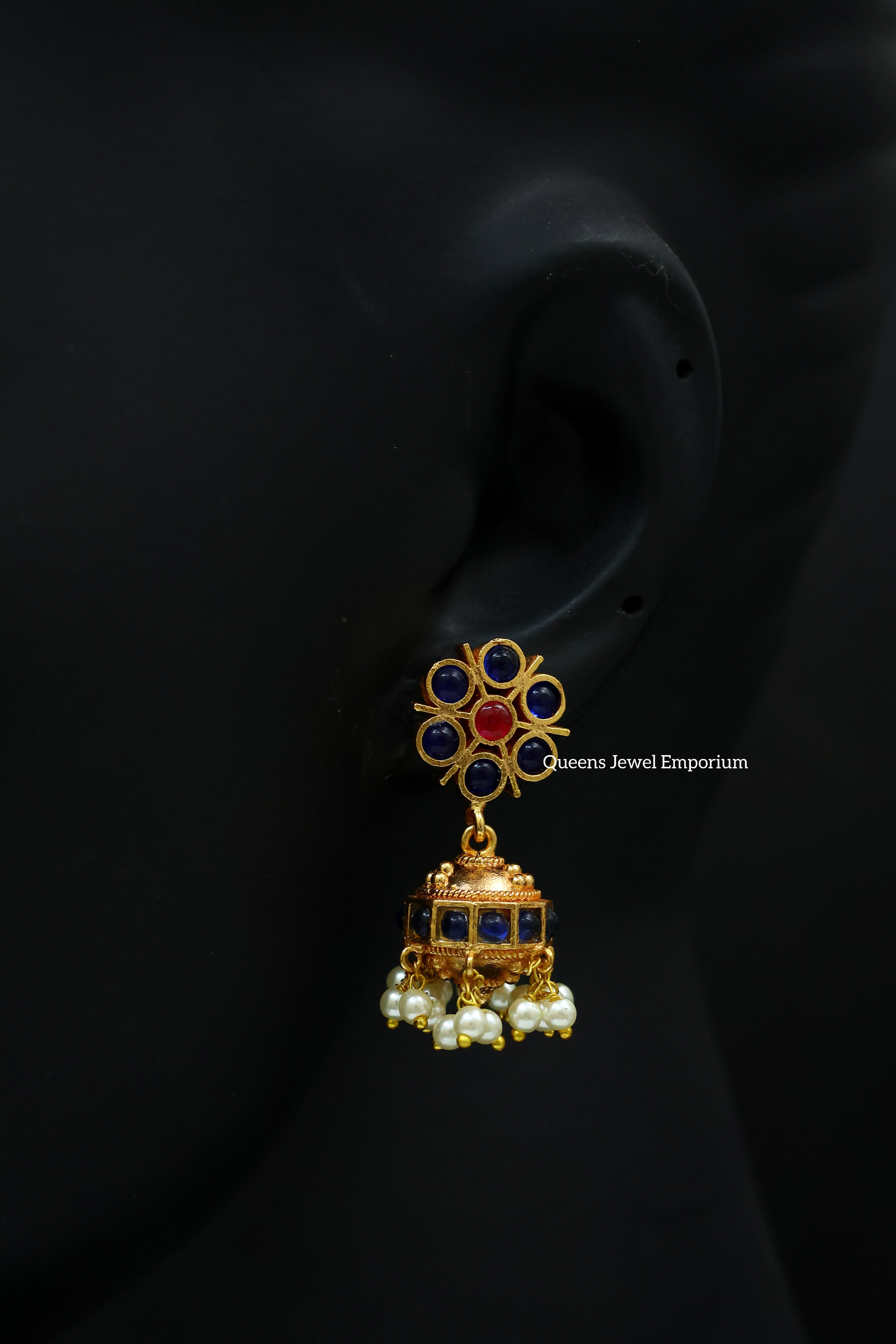 Mythili Earring - Blue