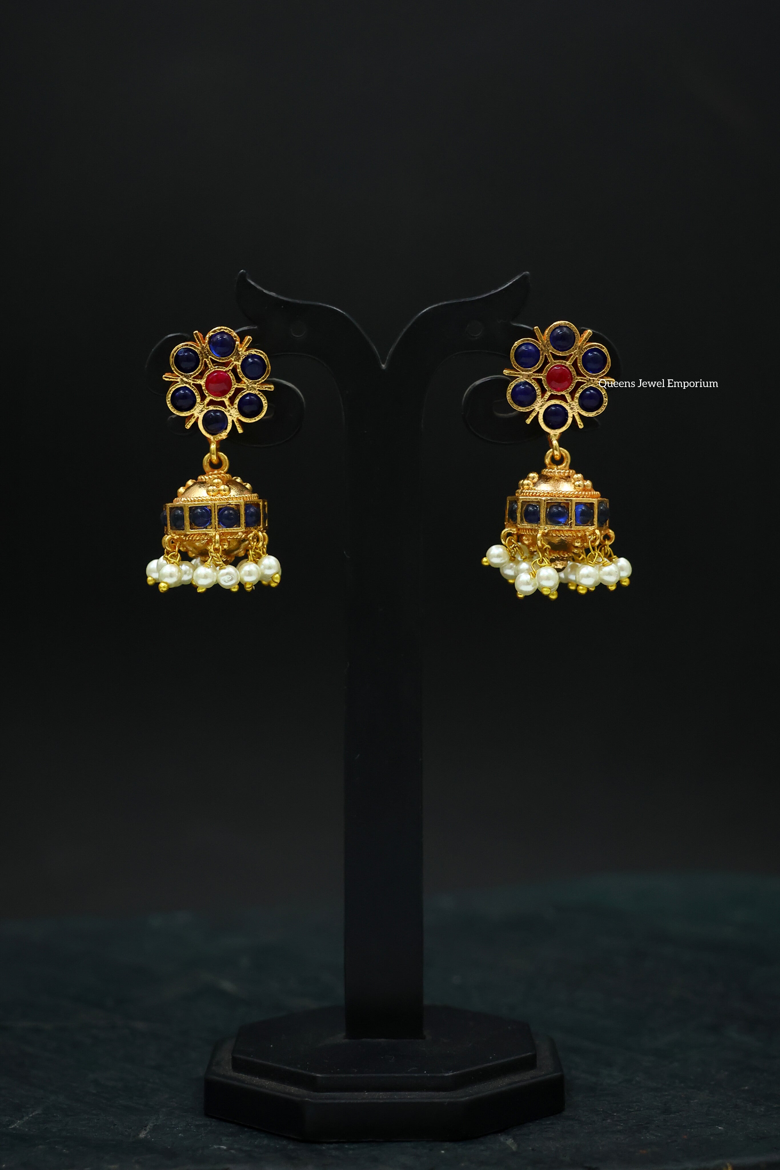 Mythili Earring - Blue