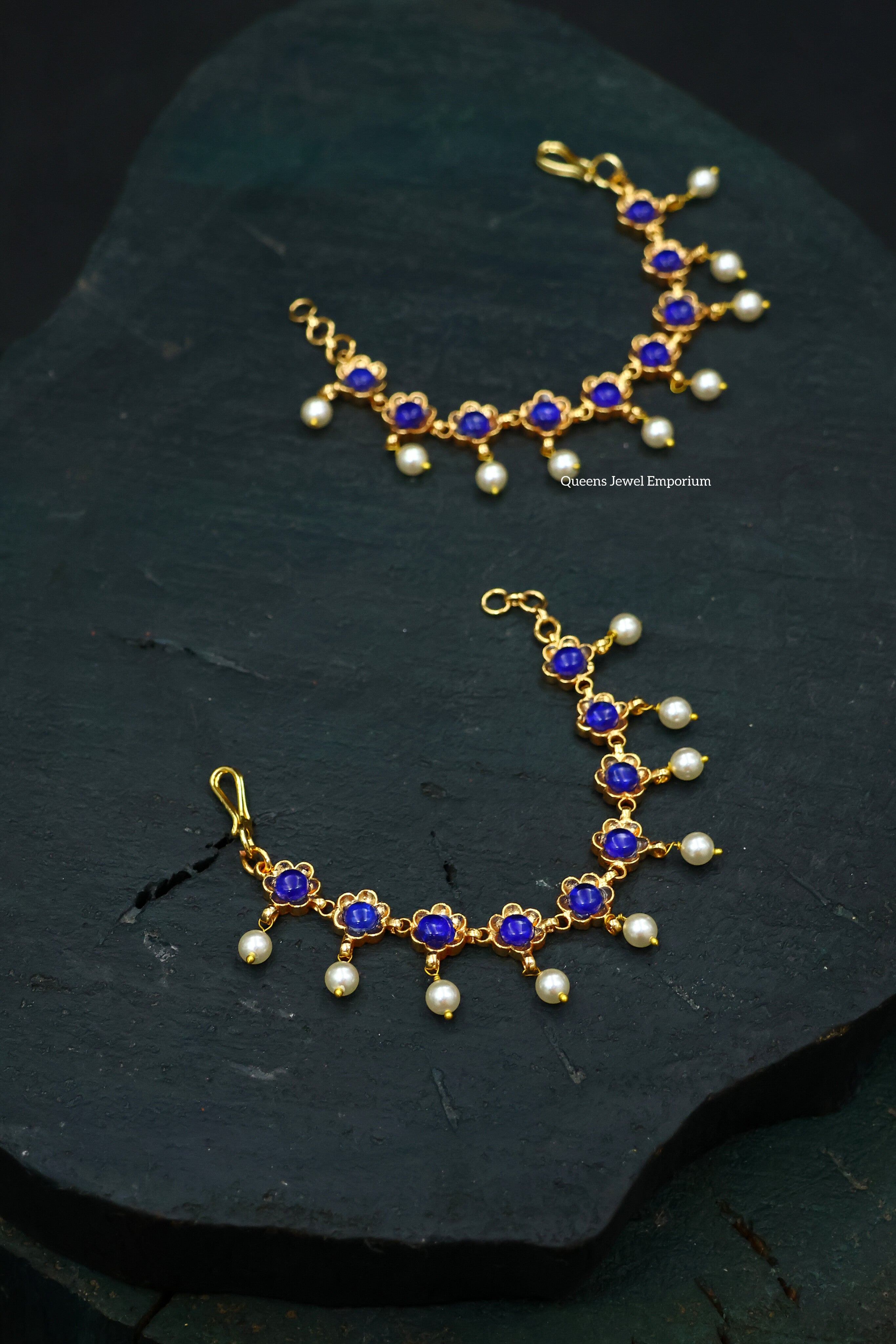 Banumathi Ear mattal - Blue