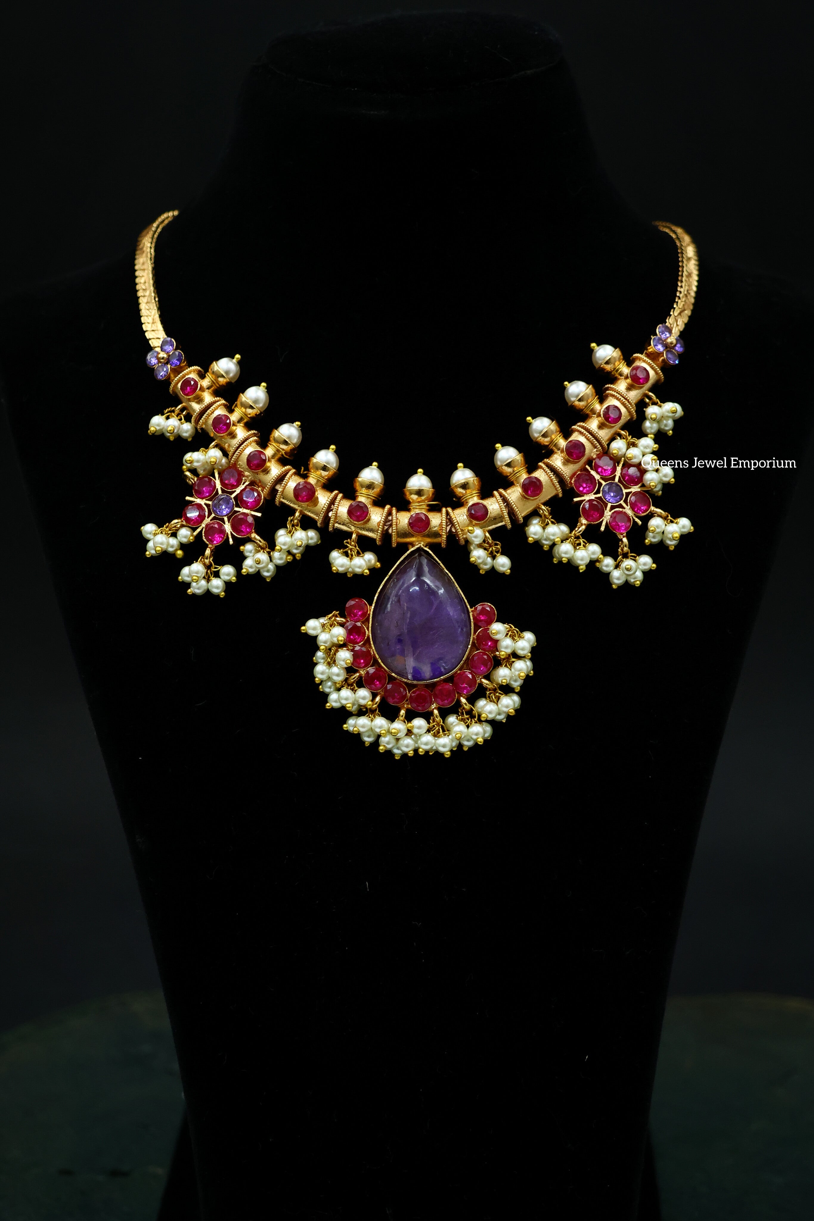 Pankajam Guttapusalu Necklace