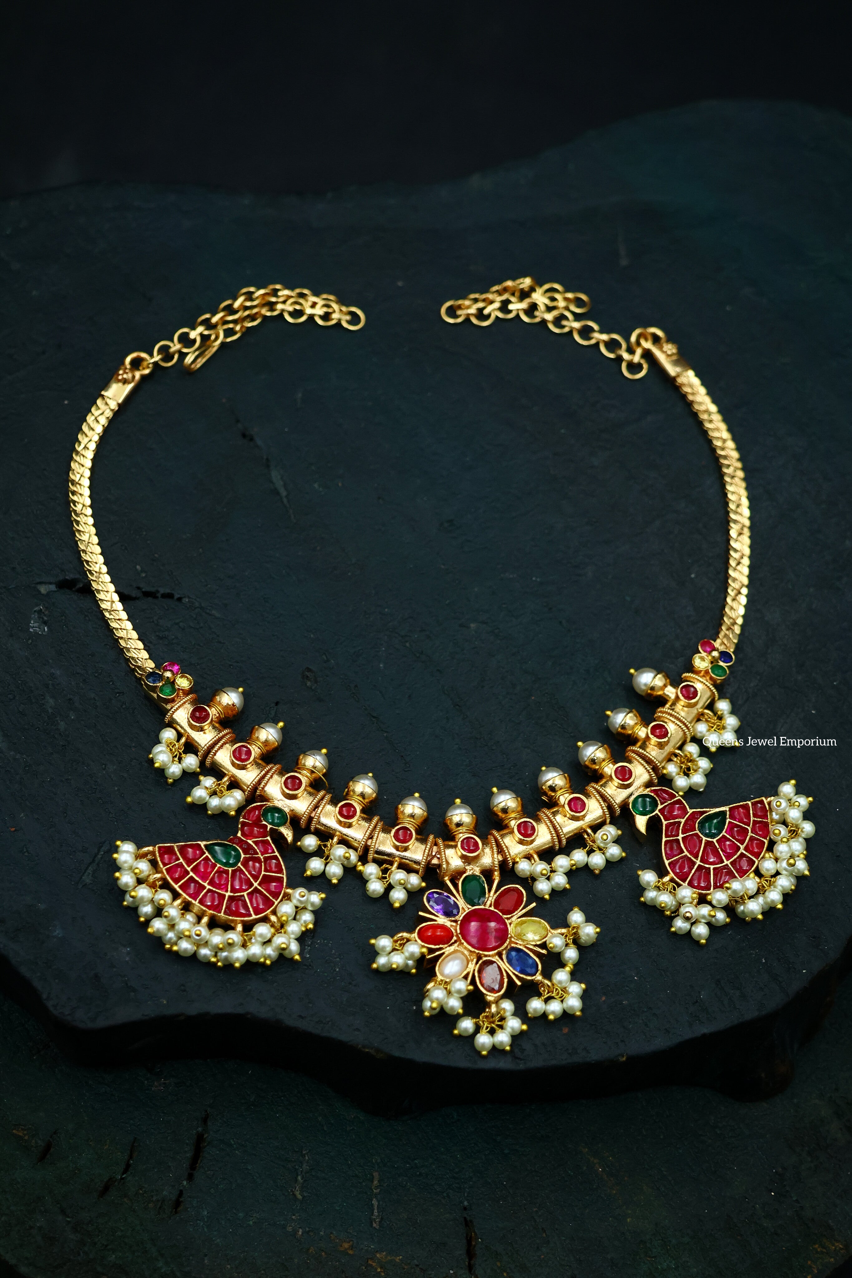 Saroja Guttapusalu Necklace