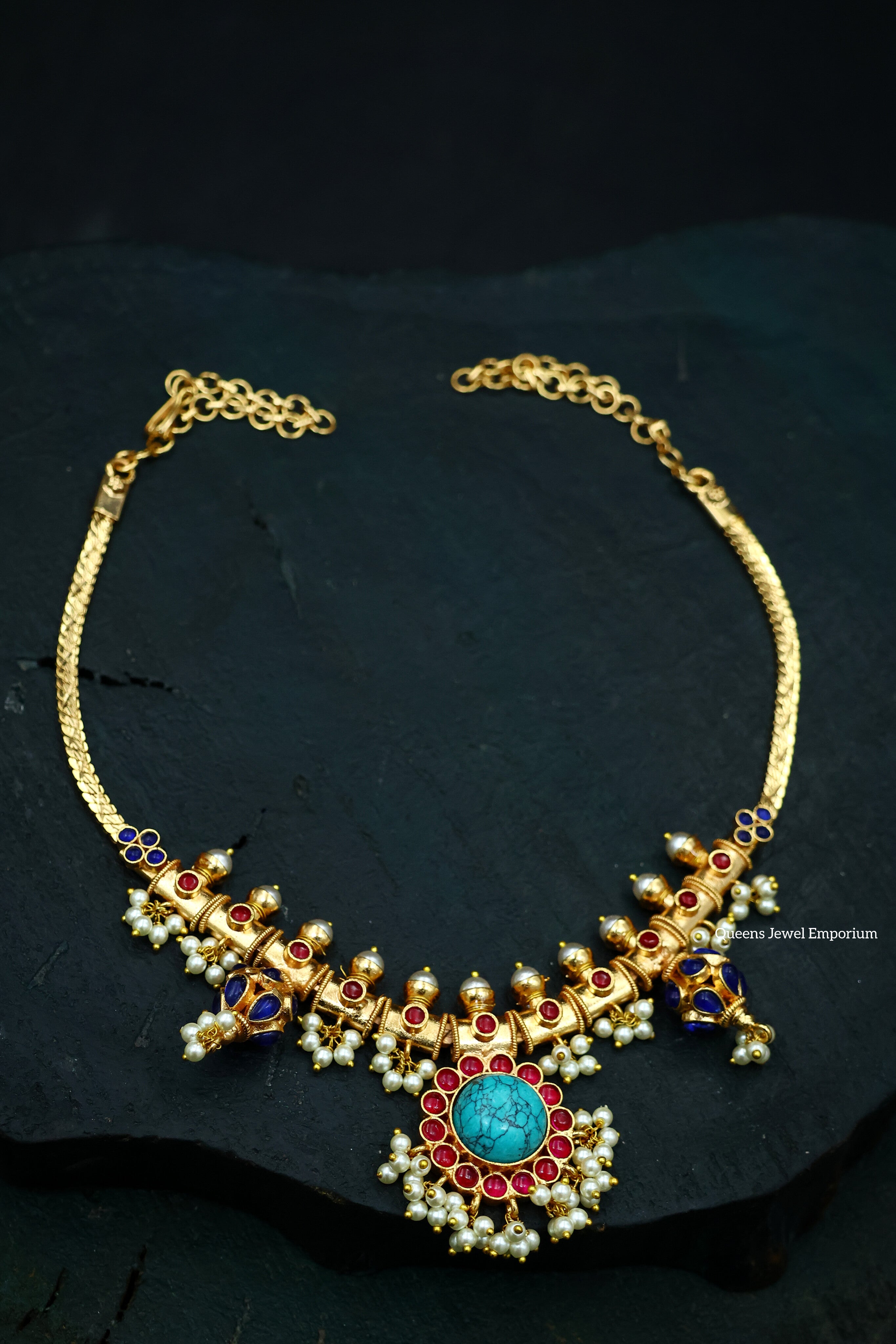 Sivakami Guttapusalu Necklace