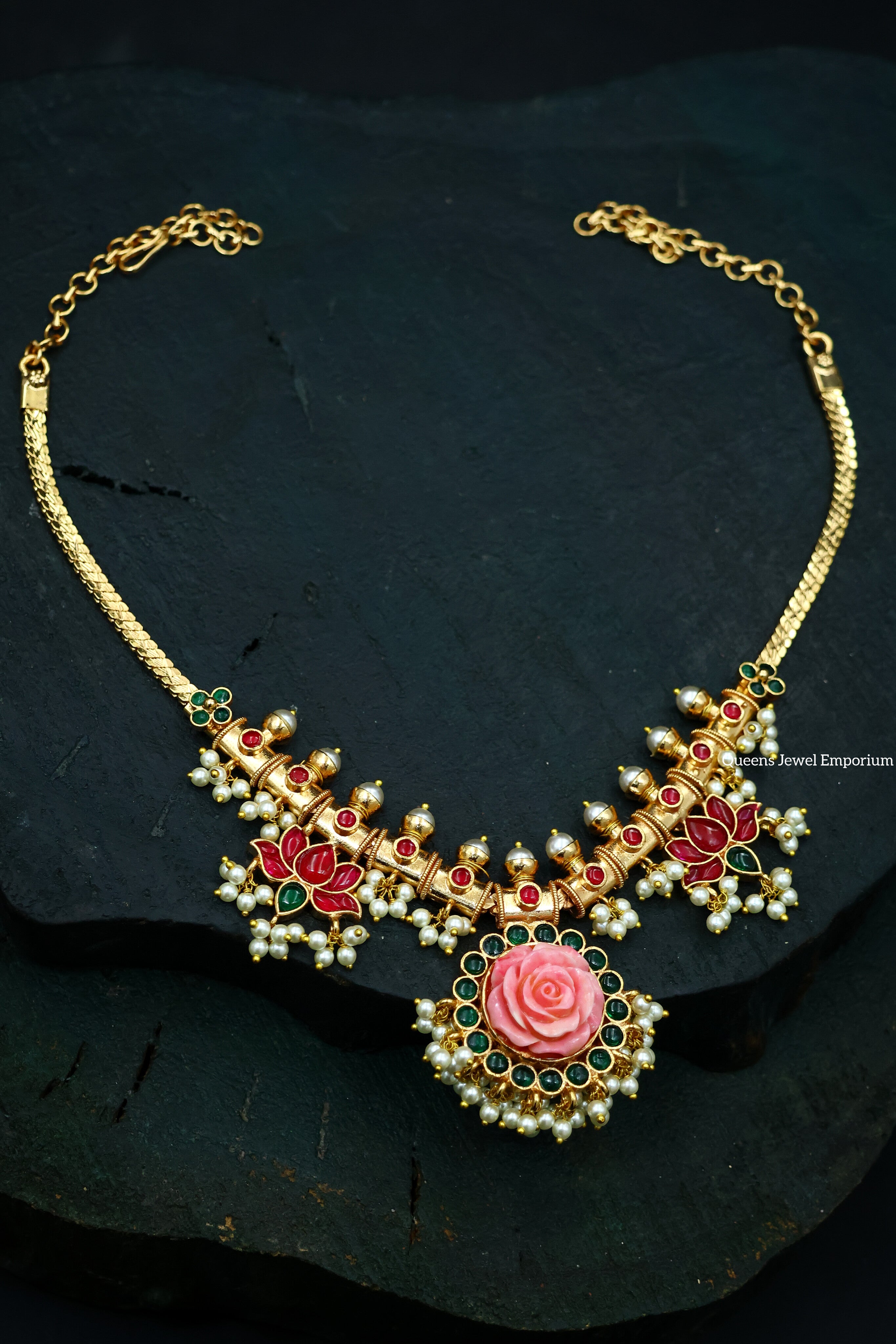 Kamatchi Guttapusalu Necklace