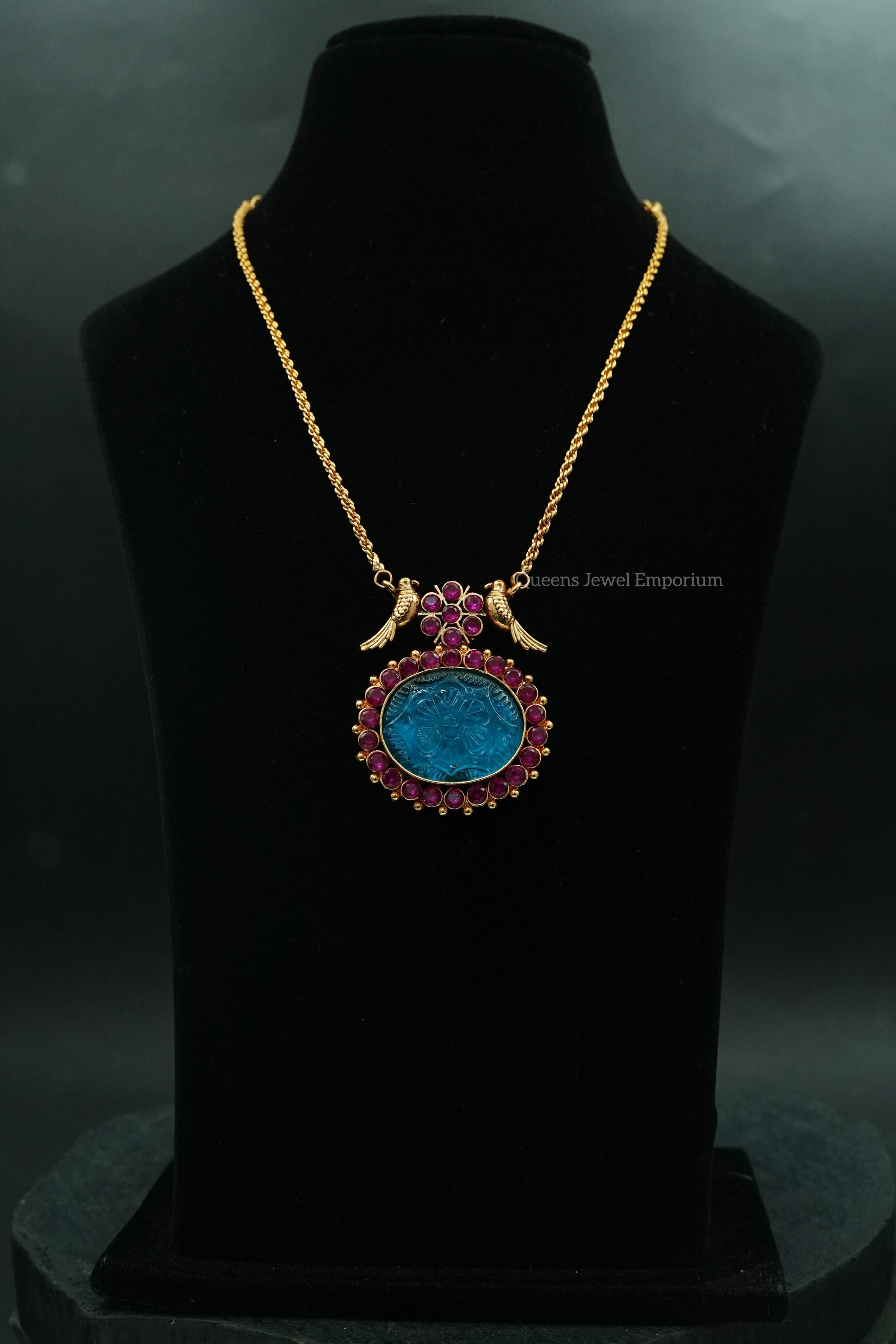 Yuvika Designer Necklace - Blue