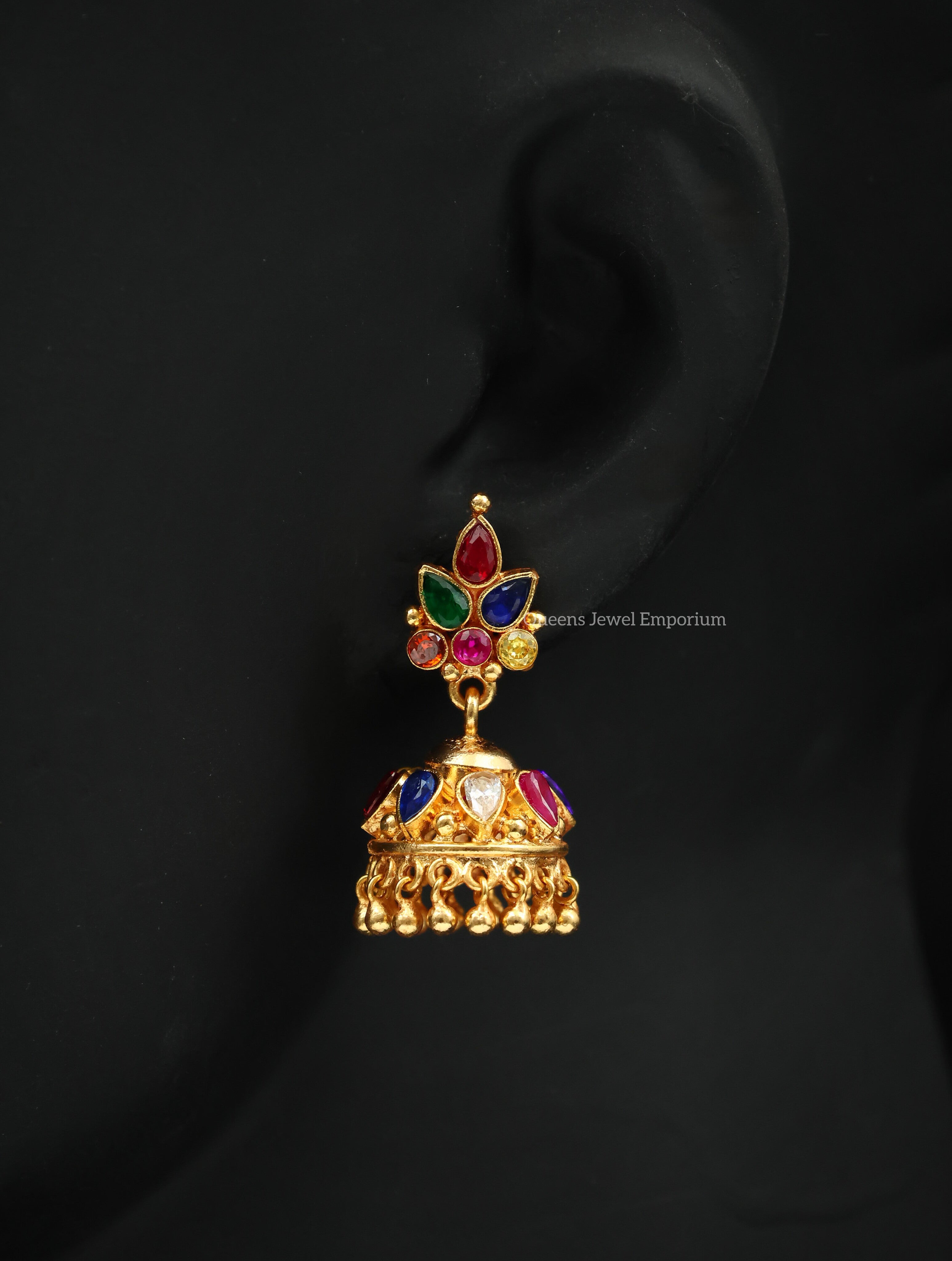 Anandhavalli Jhumka - Navaratna