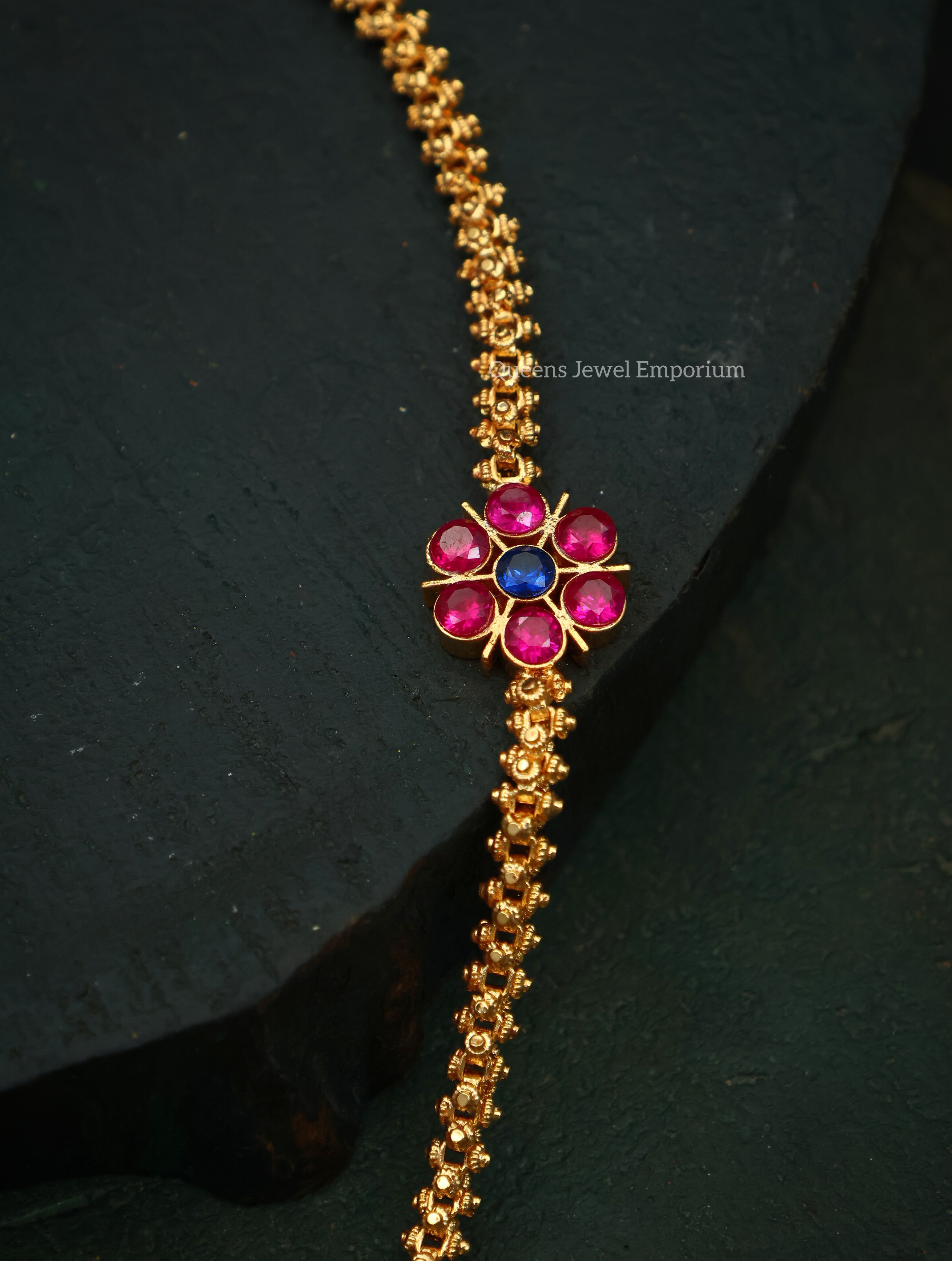 Vanathi Long Chain - Balaji pink
