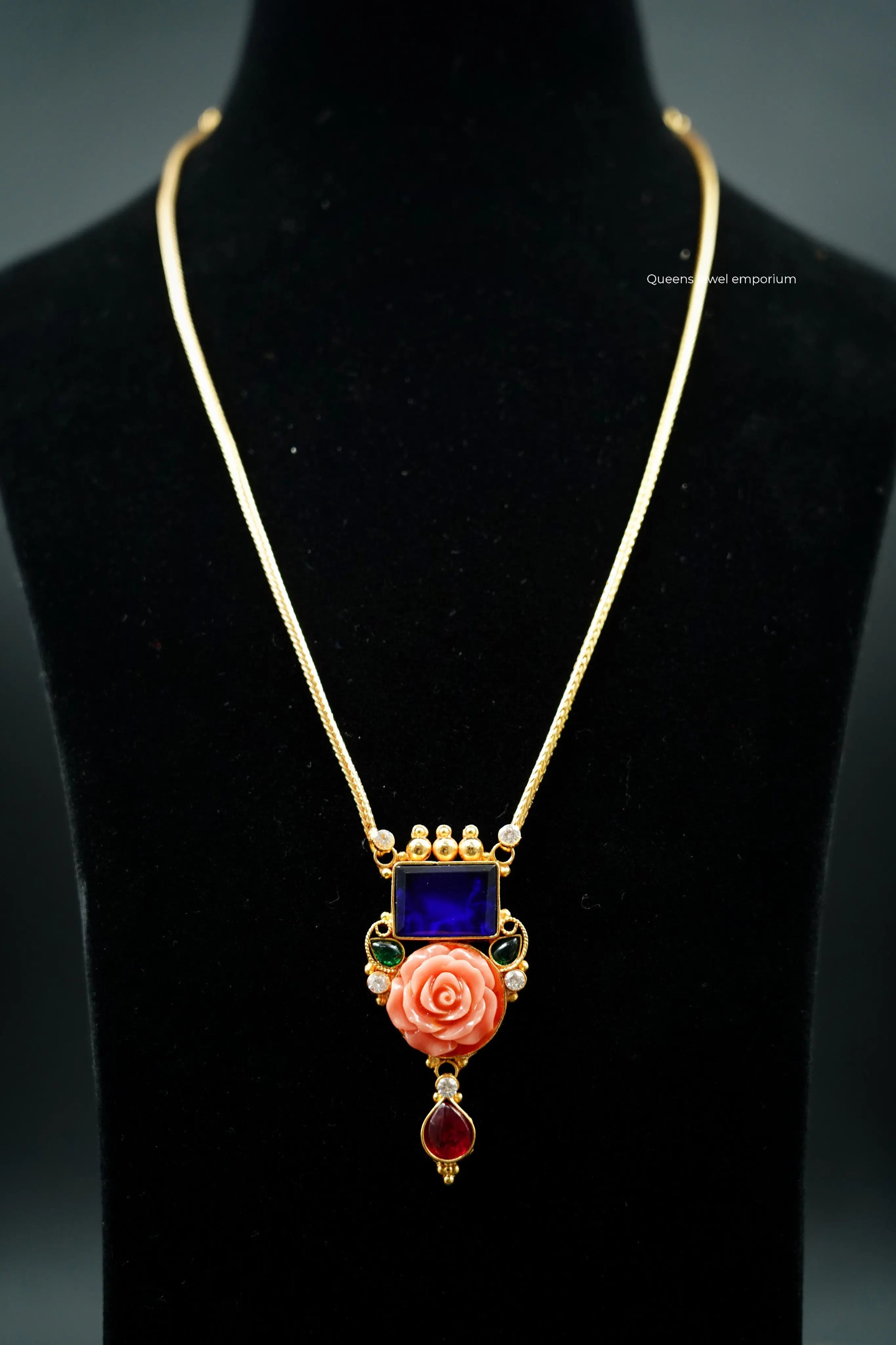 JANANI -ROSE NECKLACE - Queens Jewel Emporium