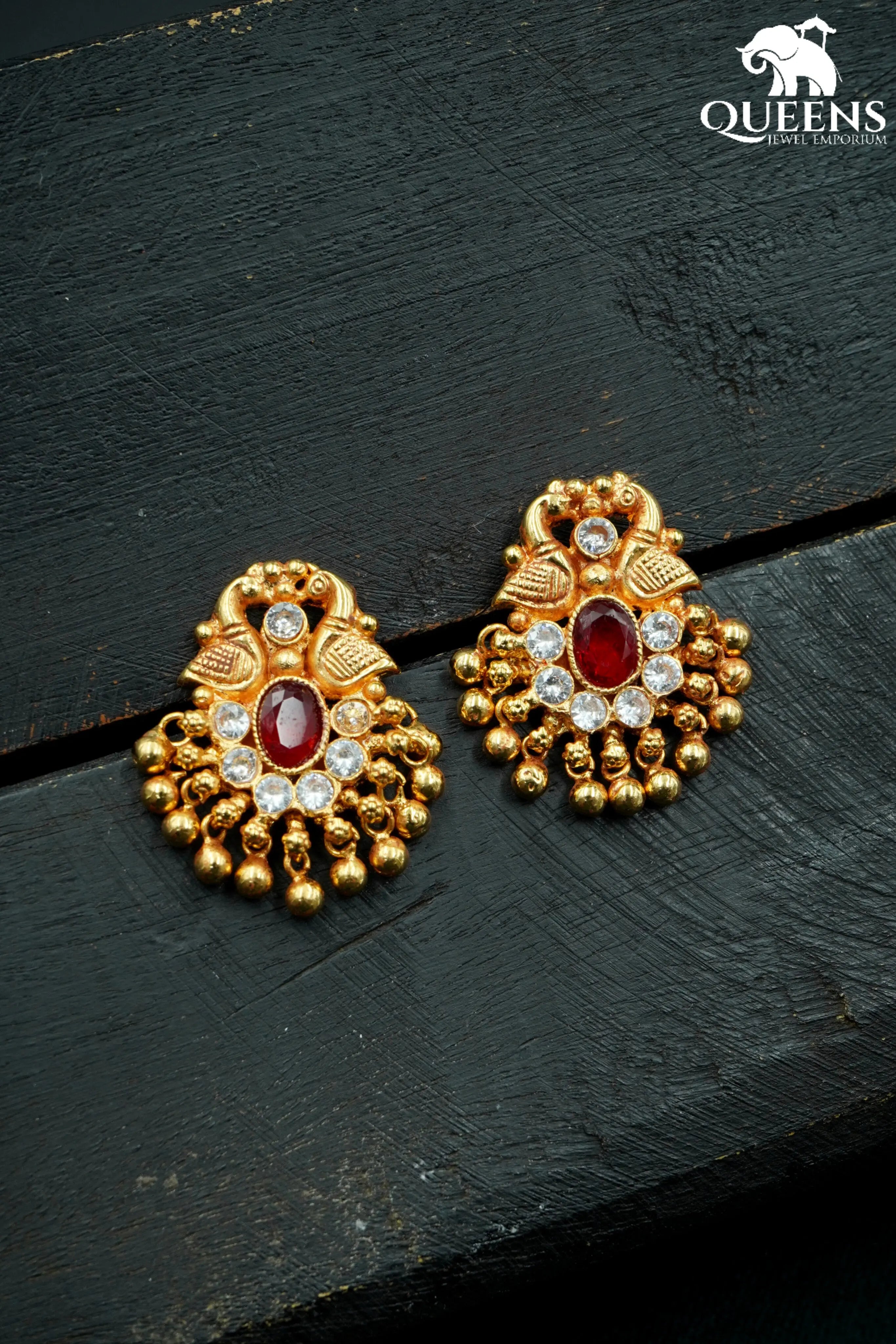 JANANIKA EARRINGS - OVAL - Queens Jewel Emporium