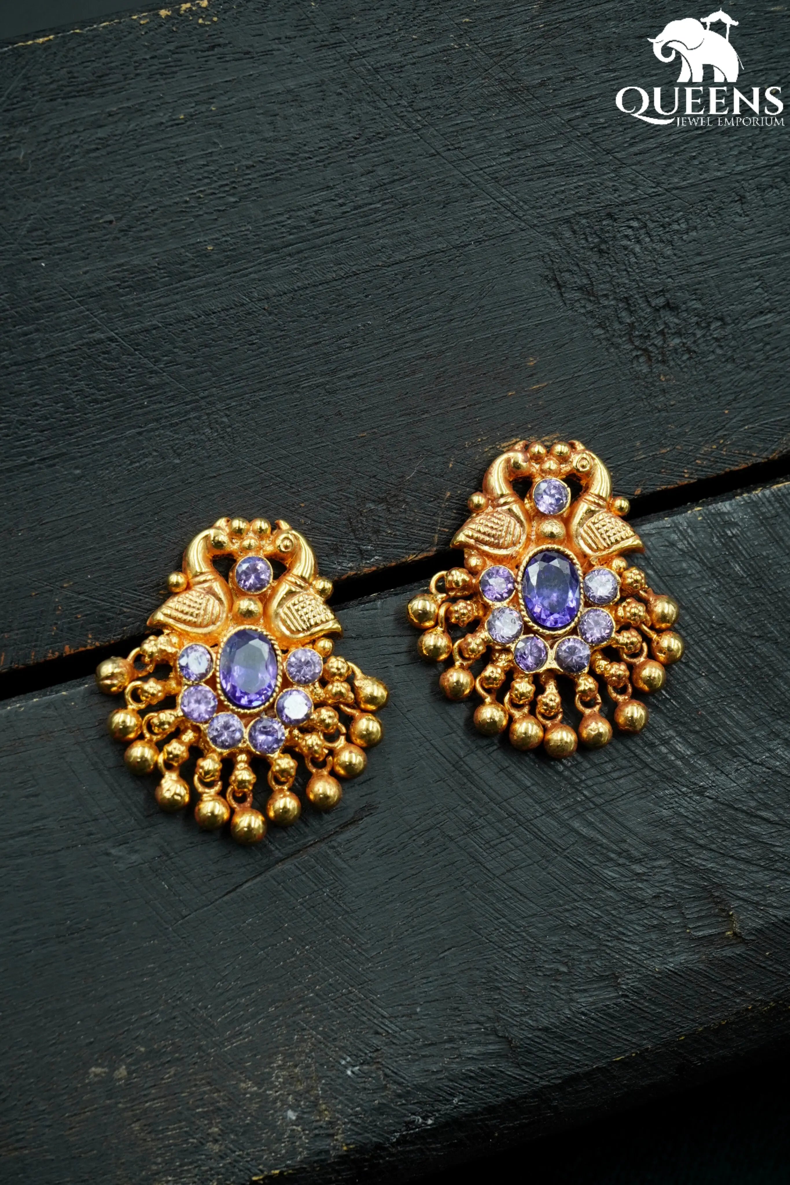 JANANIKA EARRINGS - OVAL - Queens Jewel Emporium