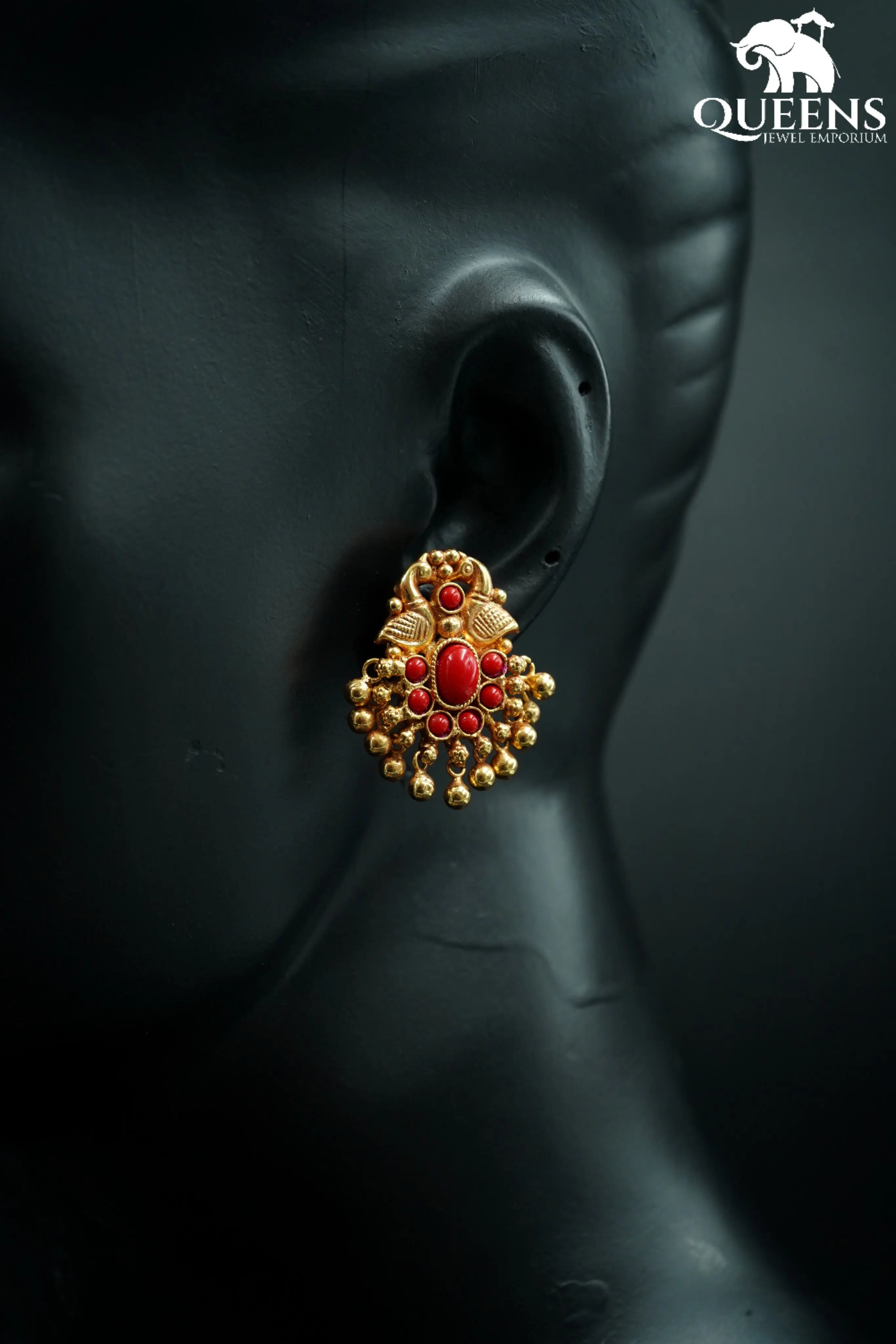 JANANIKA EARRINGS - OVAL - Queens Jewel Emporium