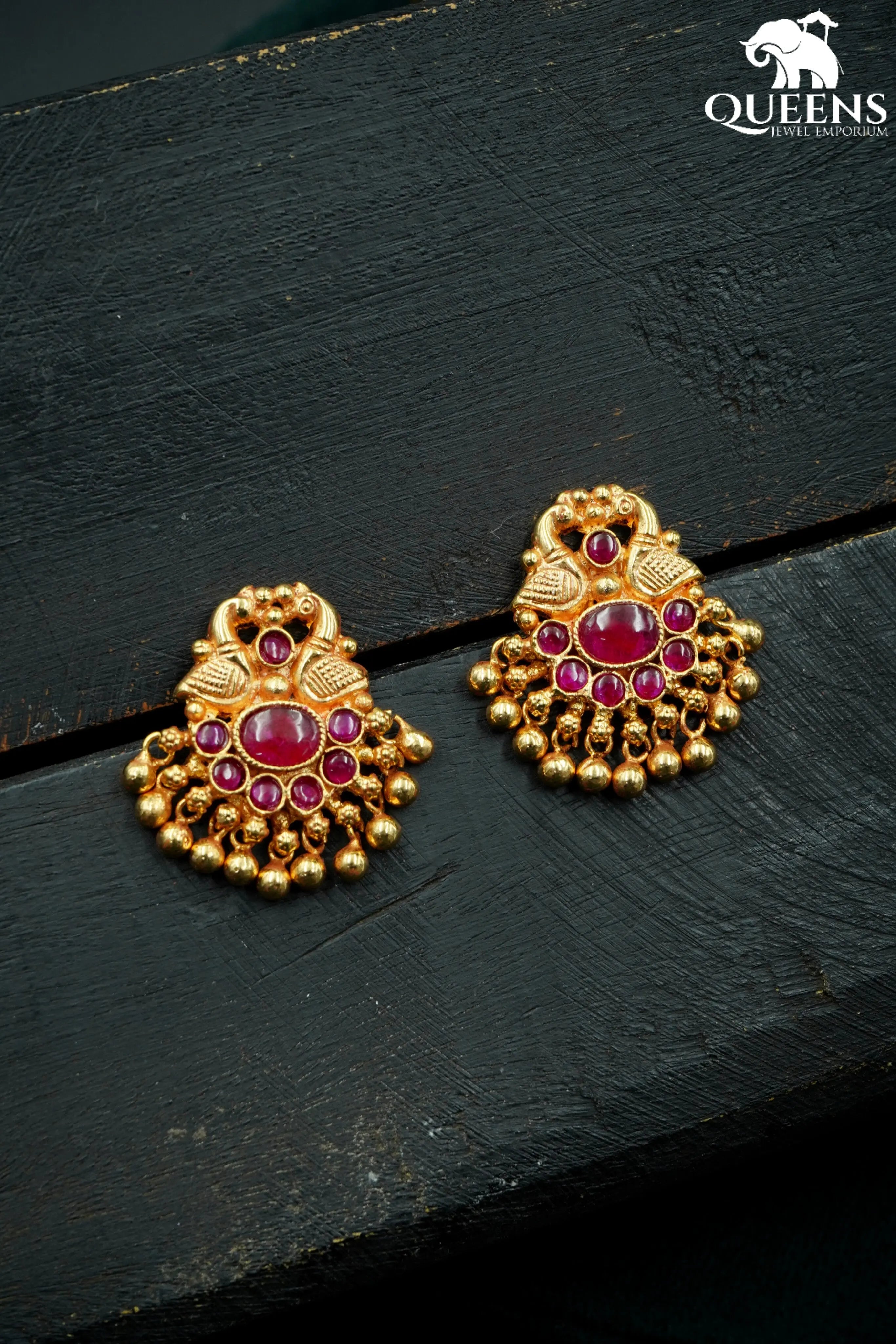 JANANIKA EARRINGS - ROUND - Queens Jewel Emporium