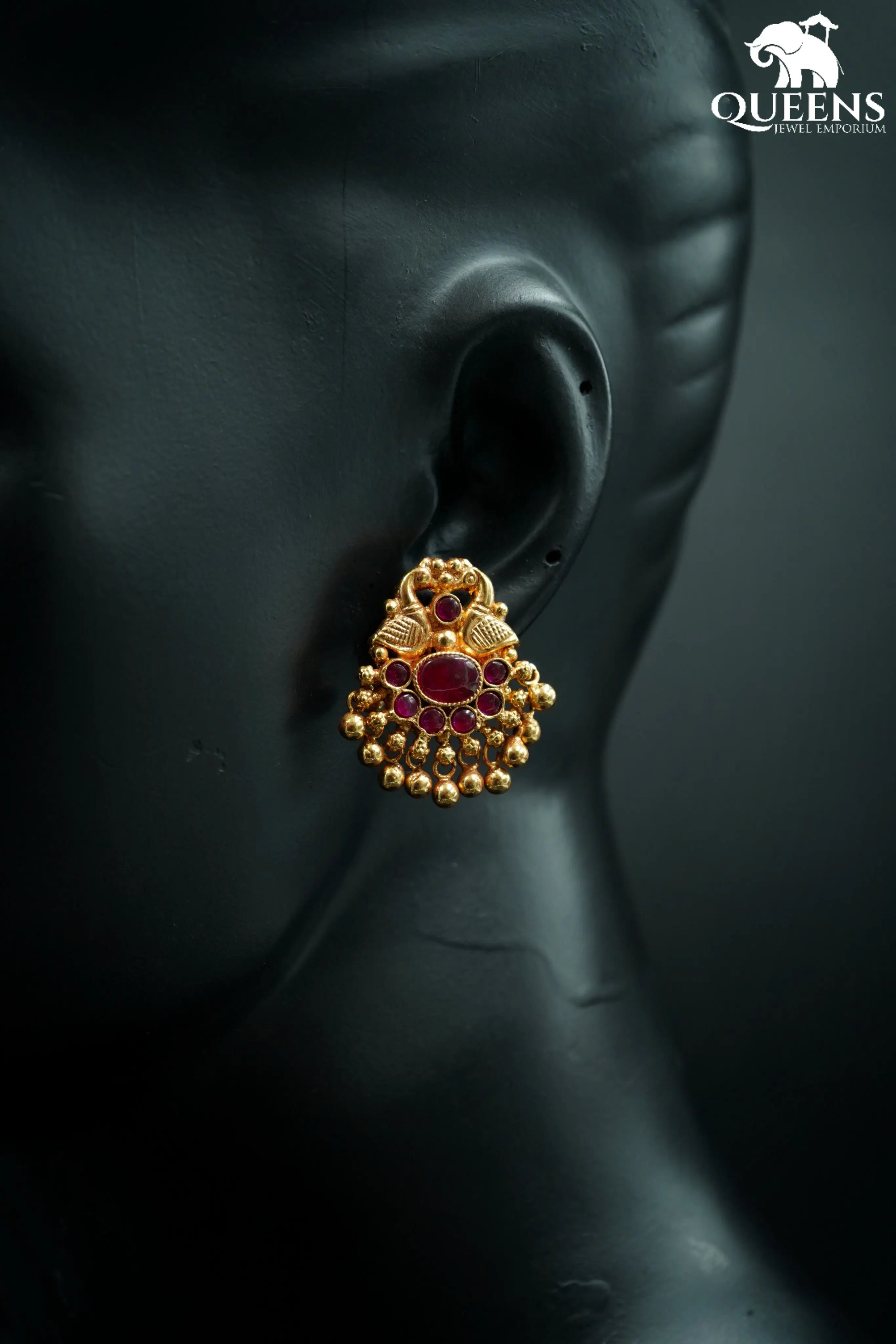 JANANIKA EARRINGS - ROUND - Queens Jewel Emporium