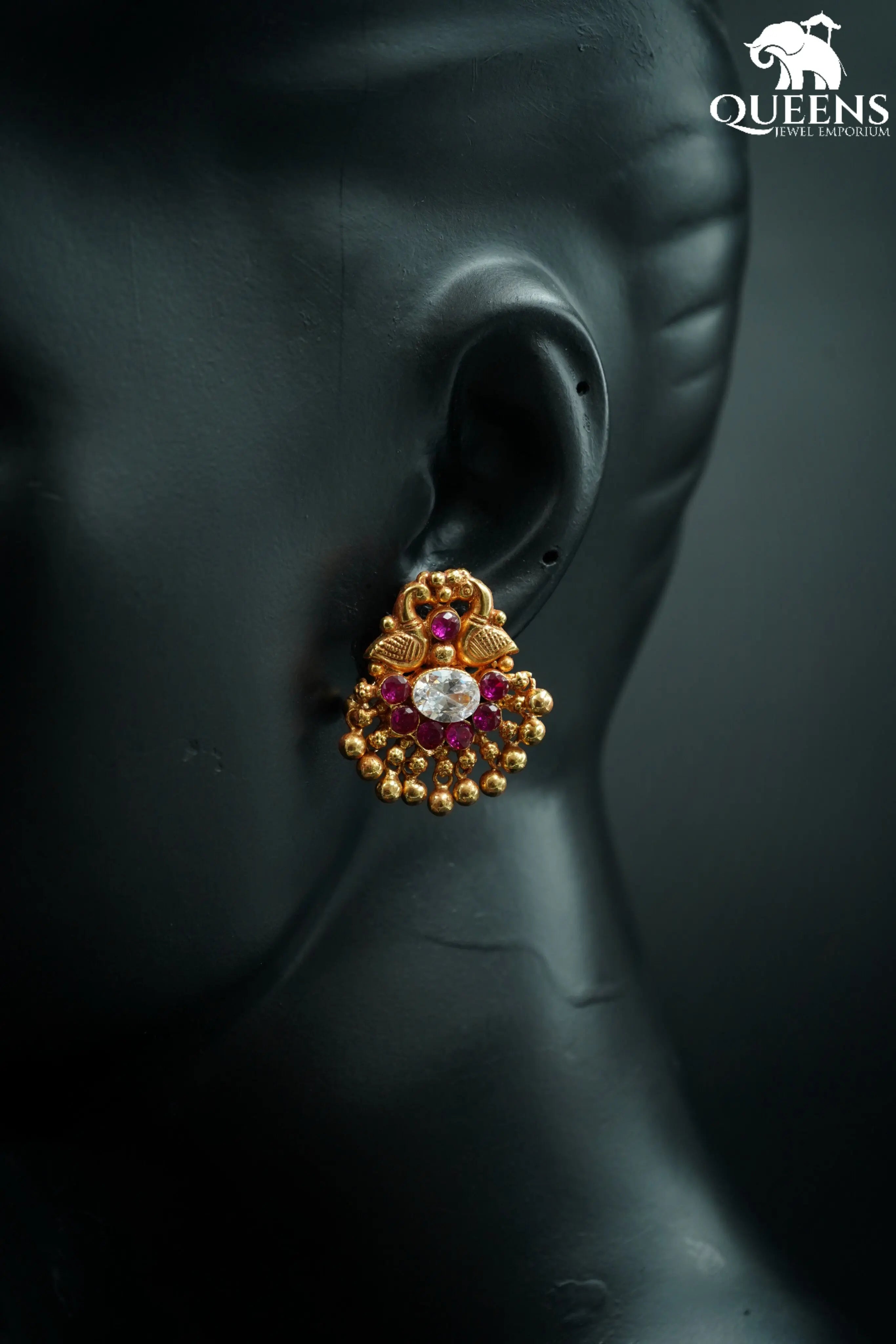 JANANIKA EARRINGS - ROUND - Queens Jewel Emporium