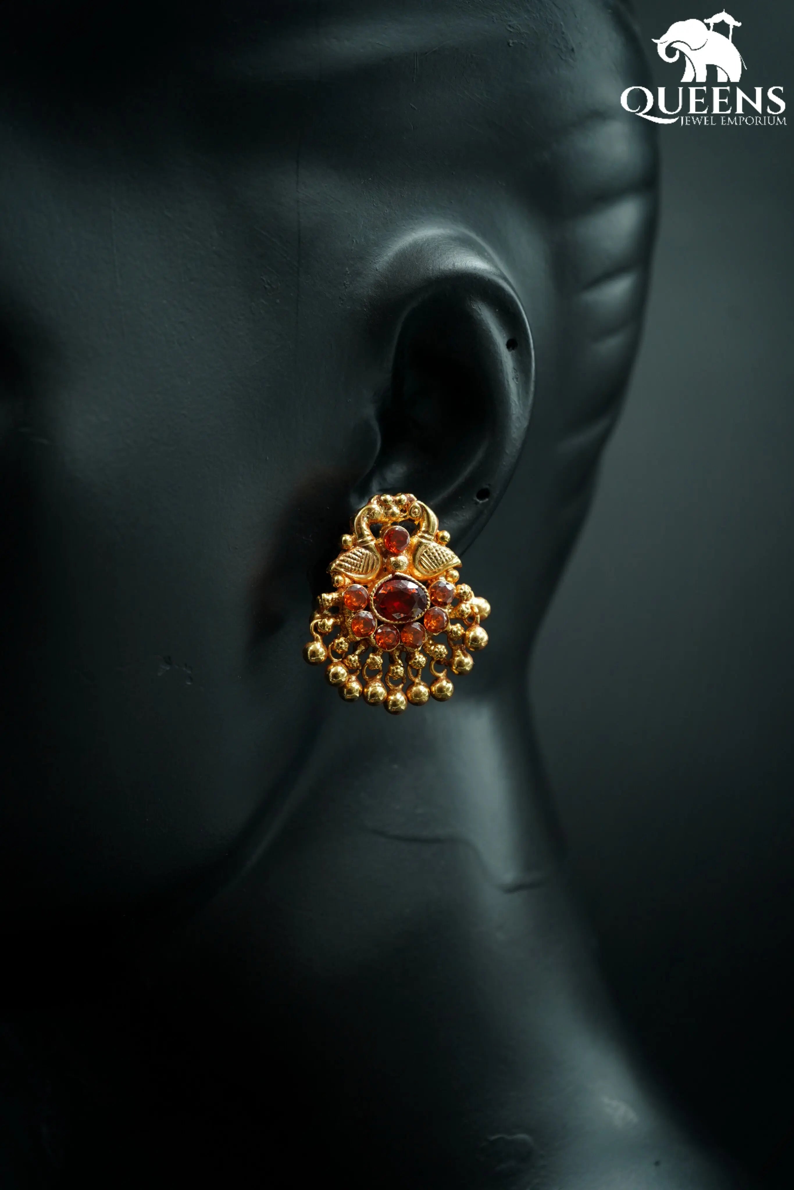 JANANIKA EARRINGS - ROUND - Queens Jewel Emporium