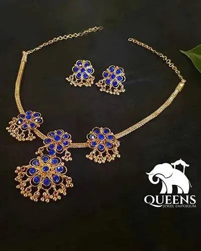 JAYAPRADHA GARNET NECKLACE - Queens Jewel Emporium