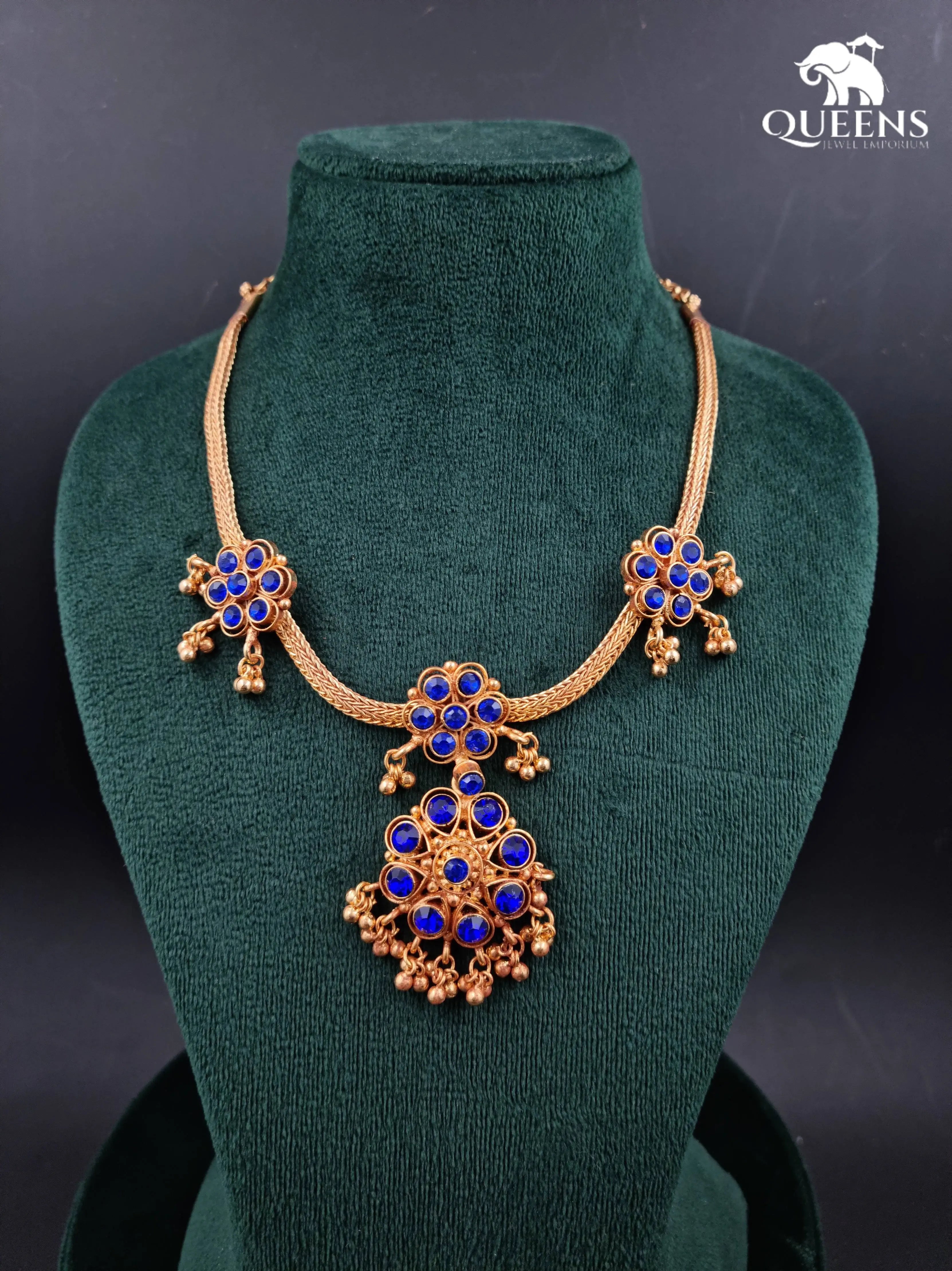 JAYAPRADHA ZIRCON NECKLACE - Queens Jewel Emporium