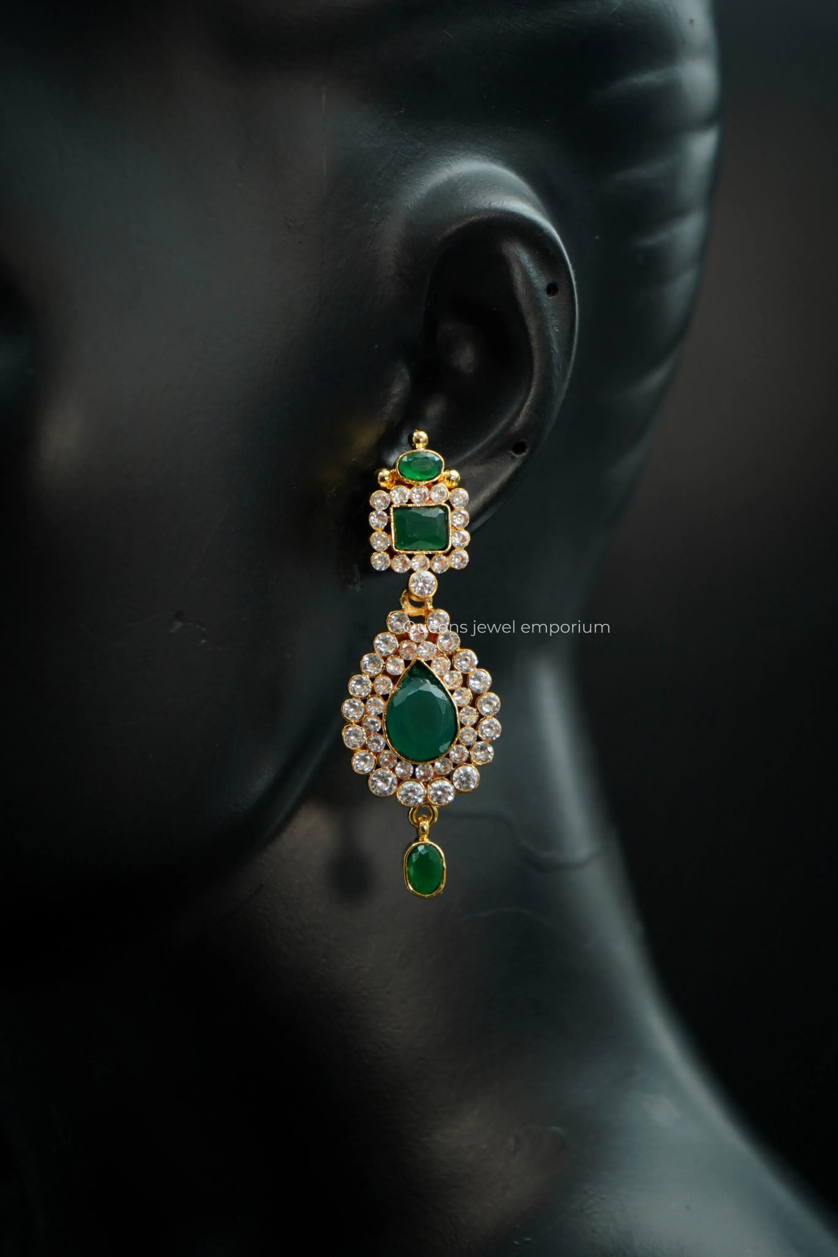 JYOTHIKA EARRINGS - Queens Jewel Emporium