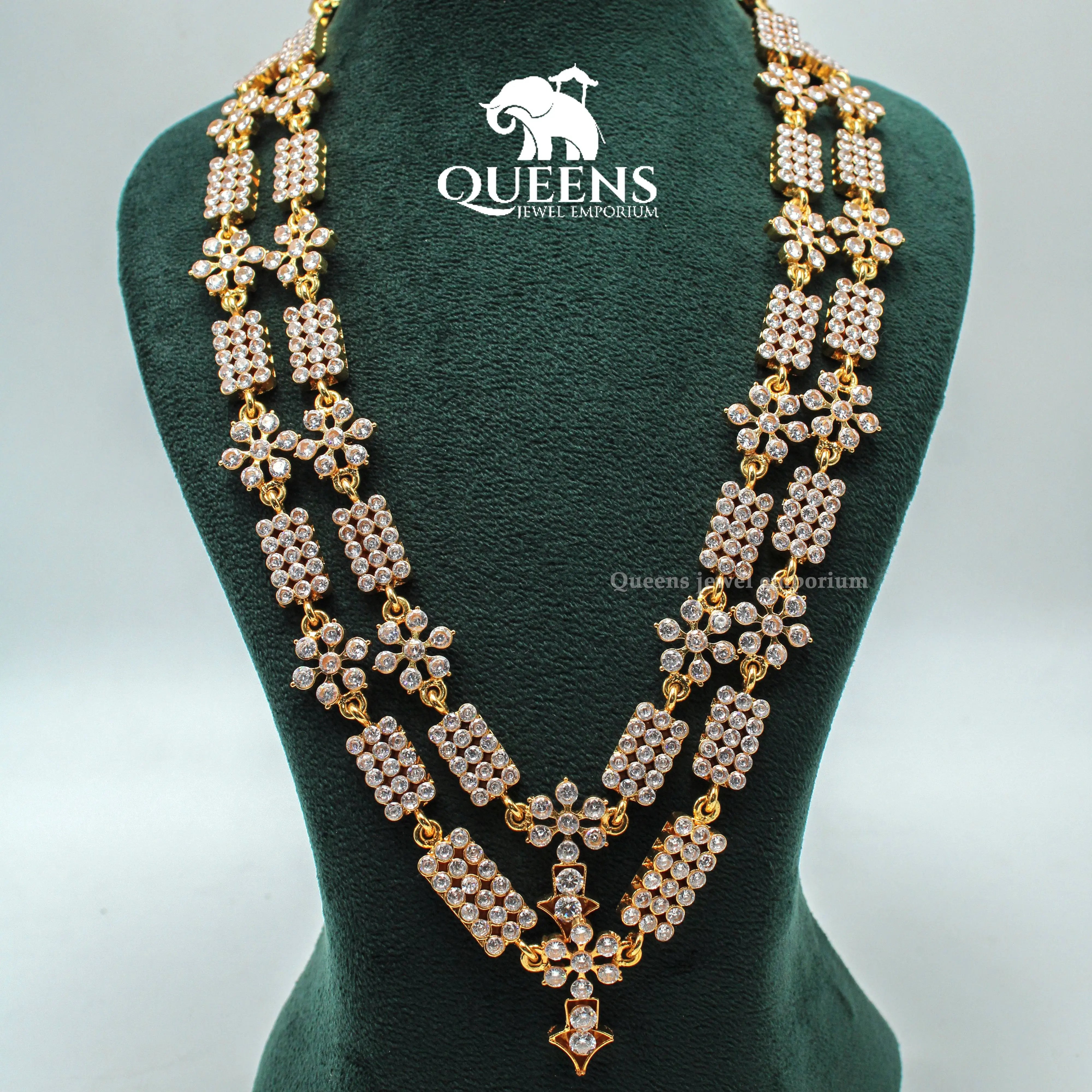 KAANTHA ZIRCON NECKLACE - Queens Jewel Emporium