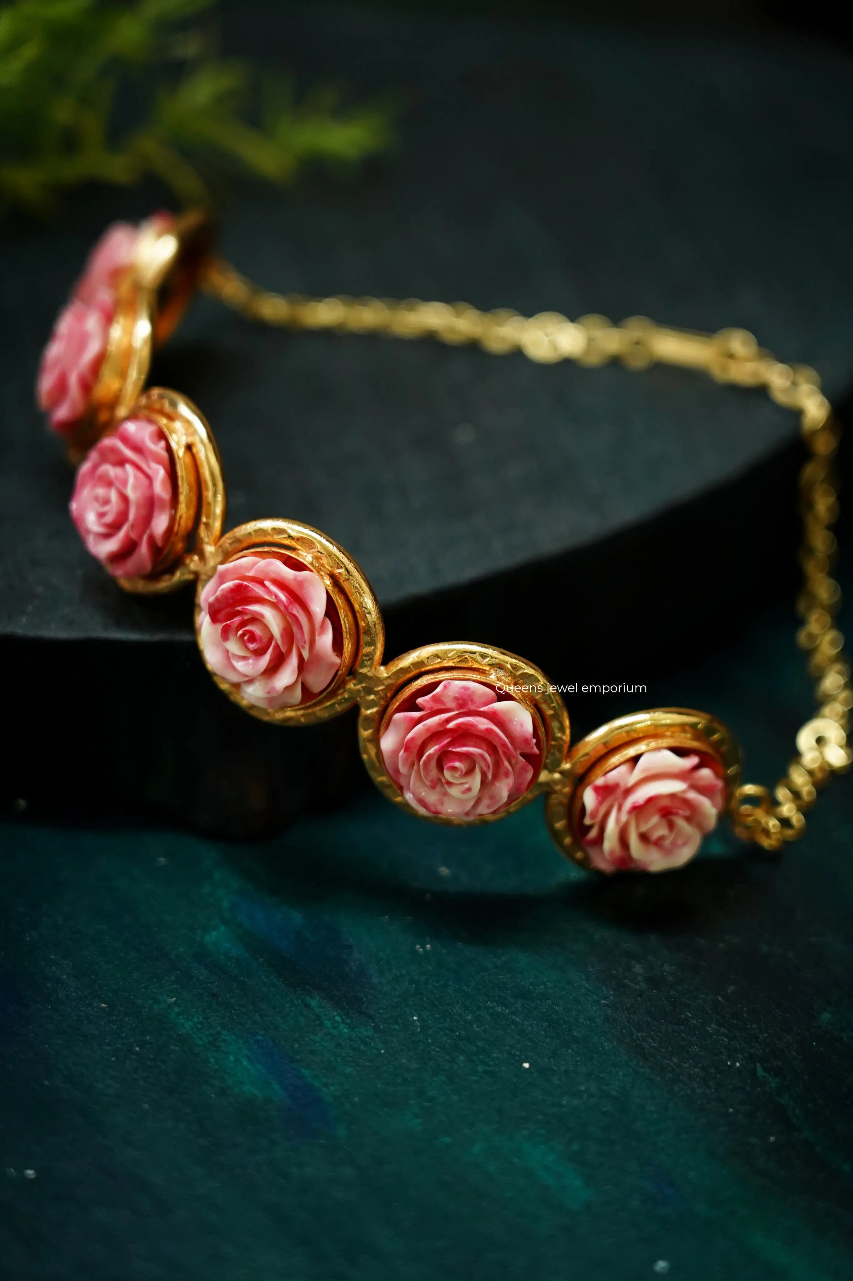 KARTHIKA - ROSE CHOKER - Queens Jewel Emporium