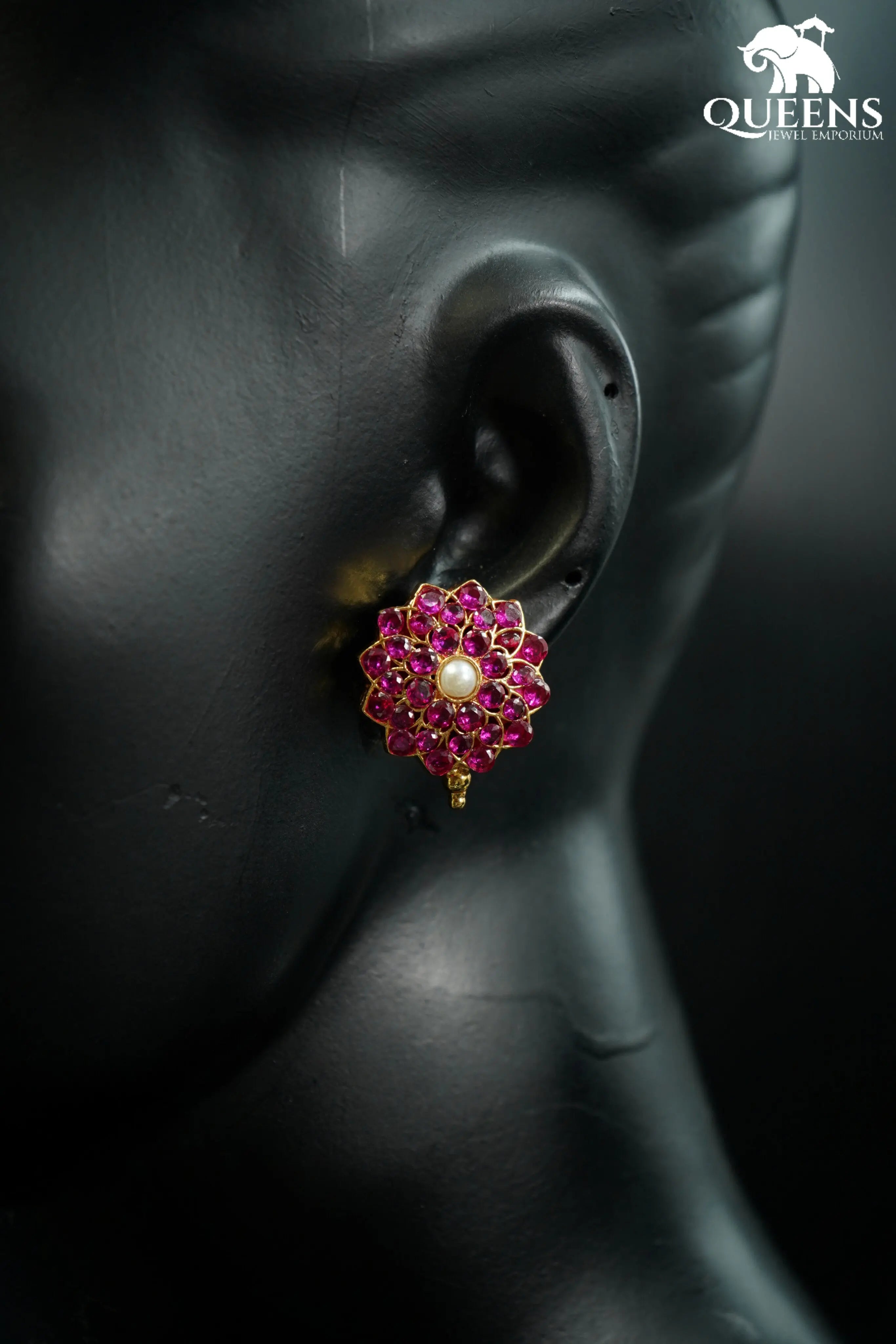 KUMUDHINI STUD - Queens Jewel Emporium