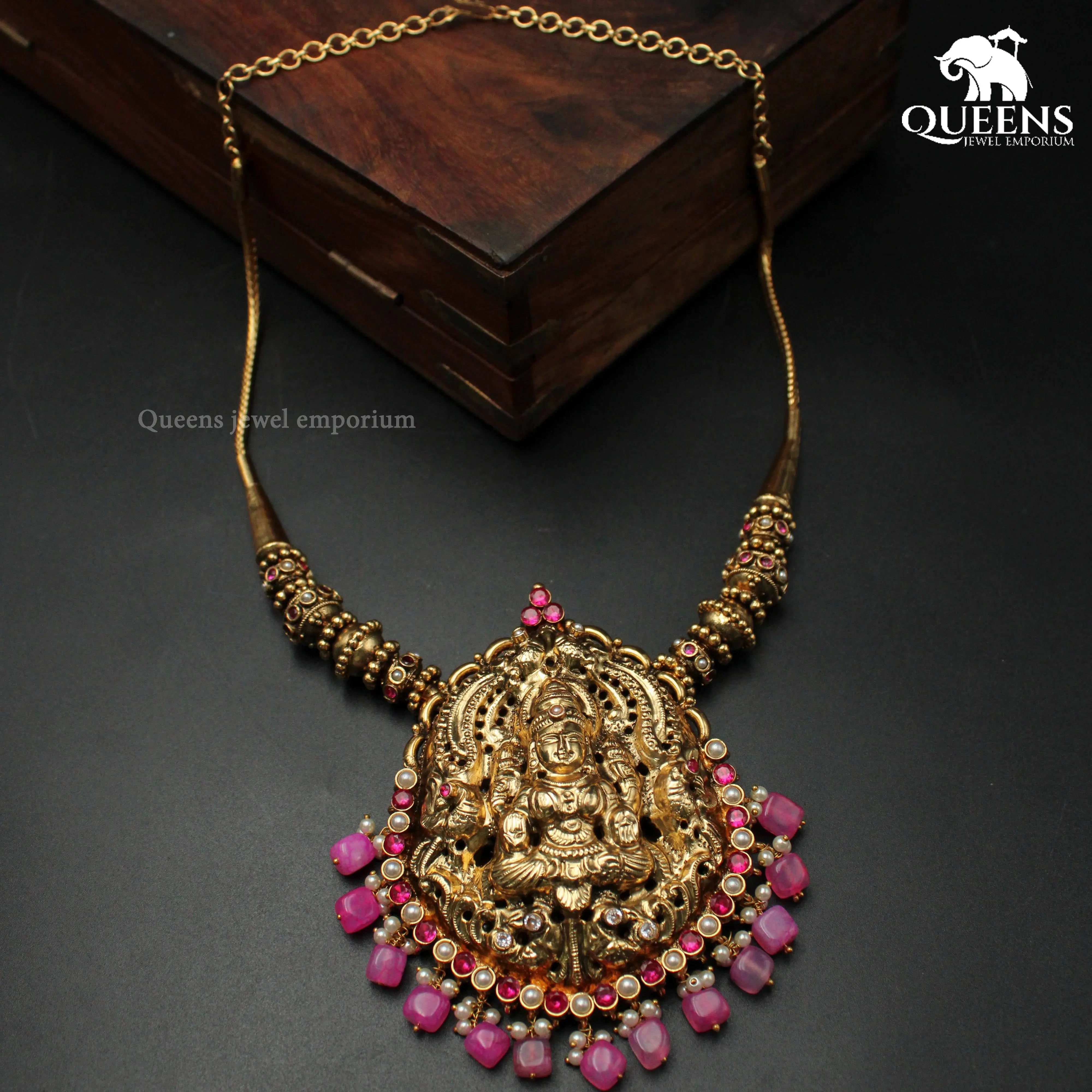 LAKSHMI NAGAS NECKLACE - Queens Jewel Emporium