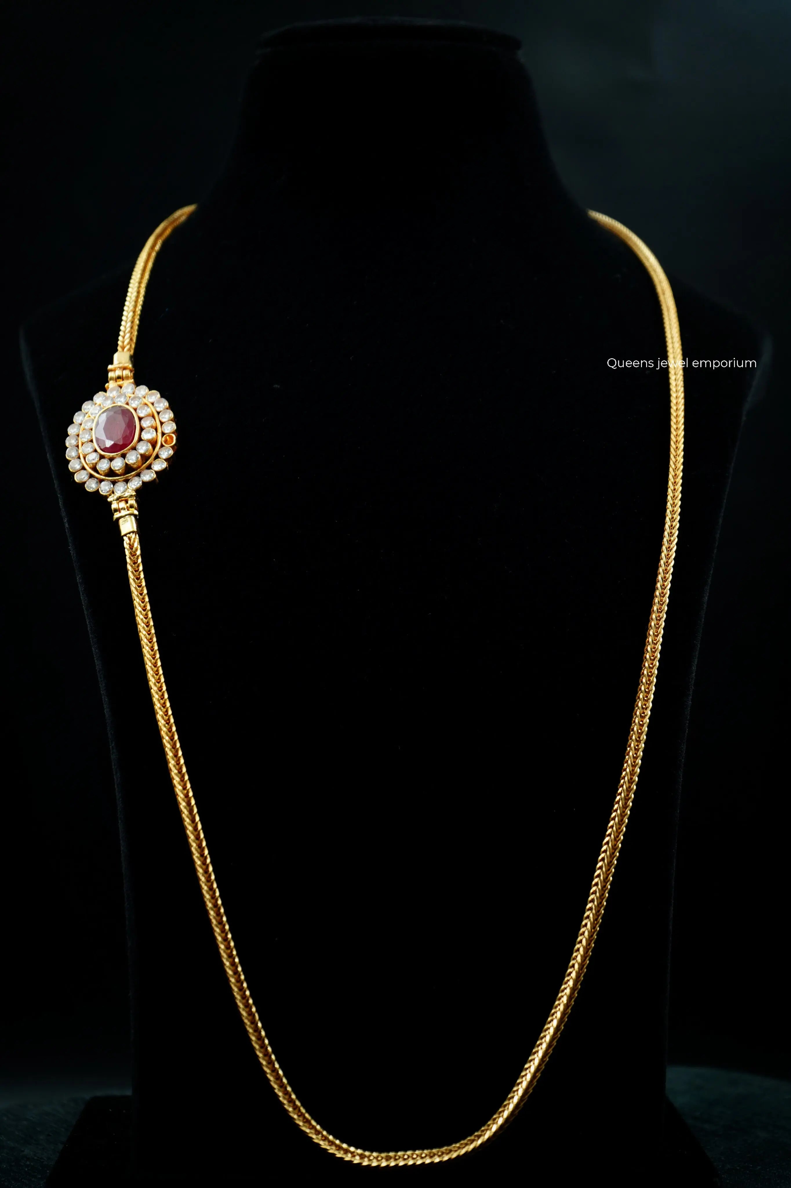 LATIKA  MUGAPPU CHAIN - Queens Jewel Emporium