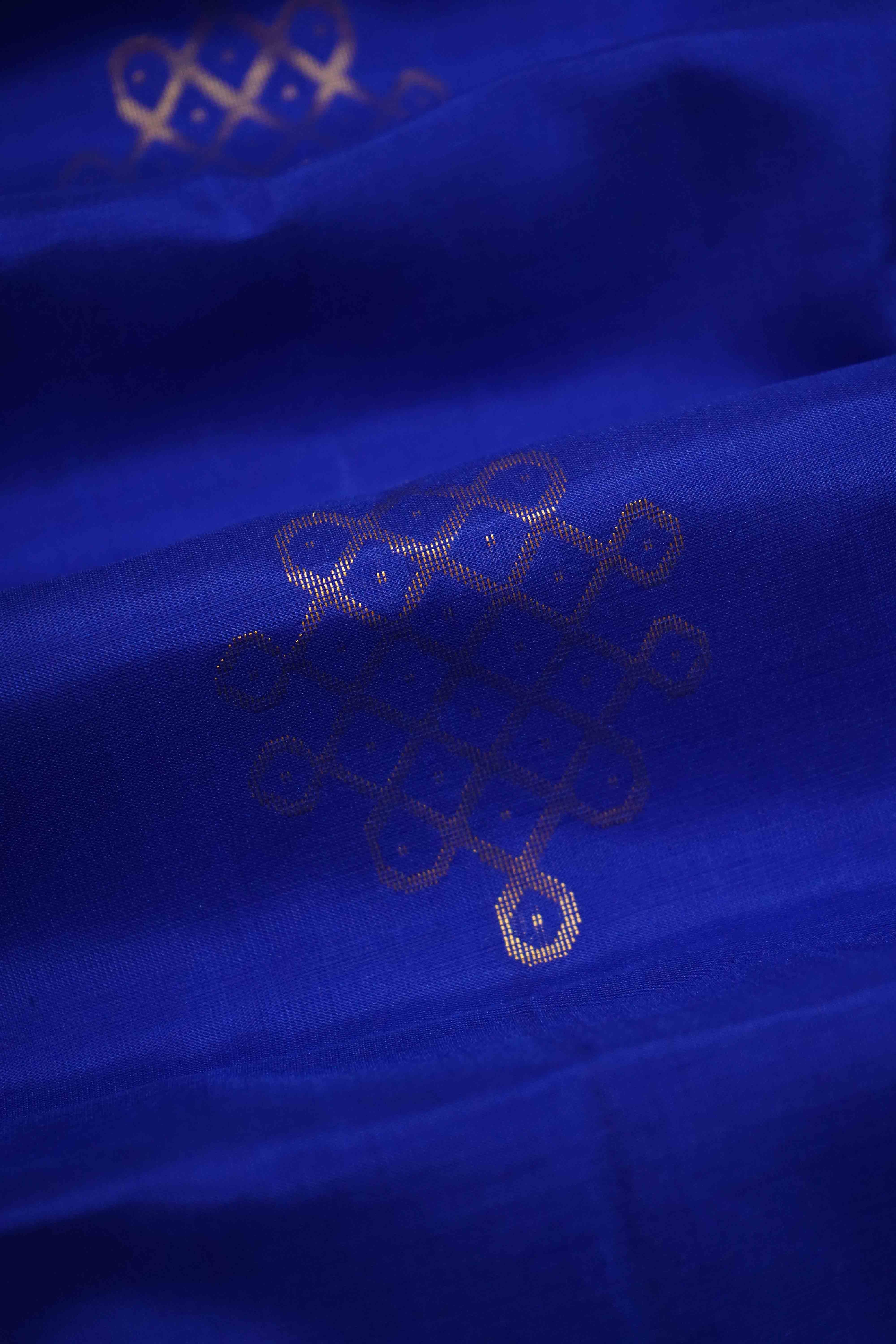 LAVENDER WITH PURPLE PURE KANCHI SOFT SILK SAREE - Queens Jewel Emporium