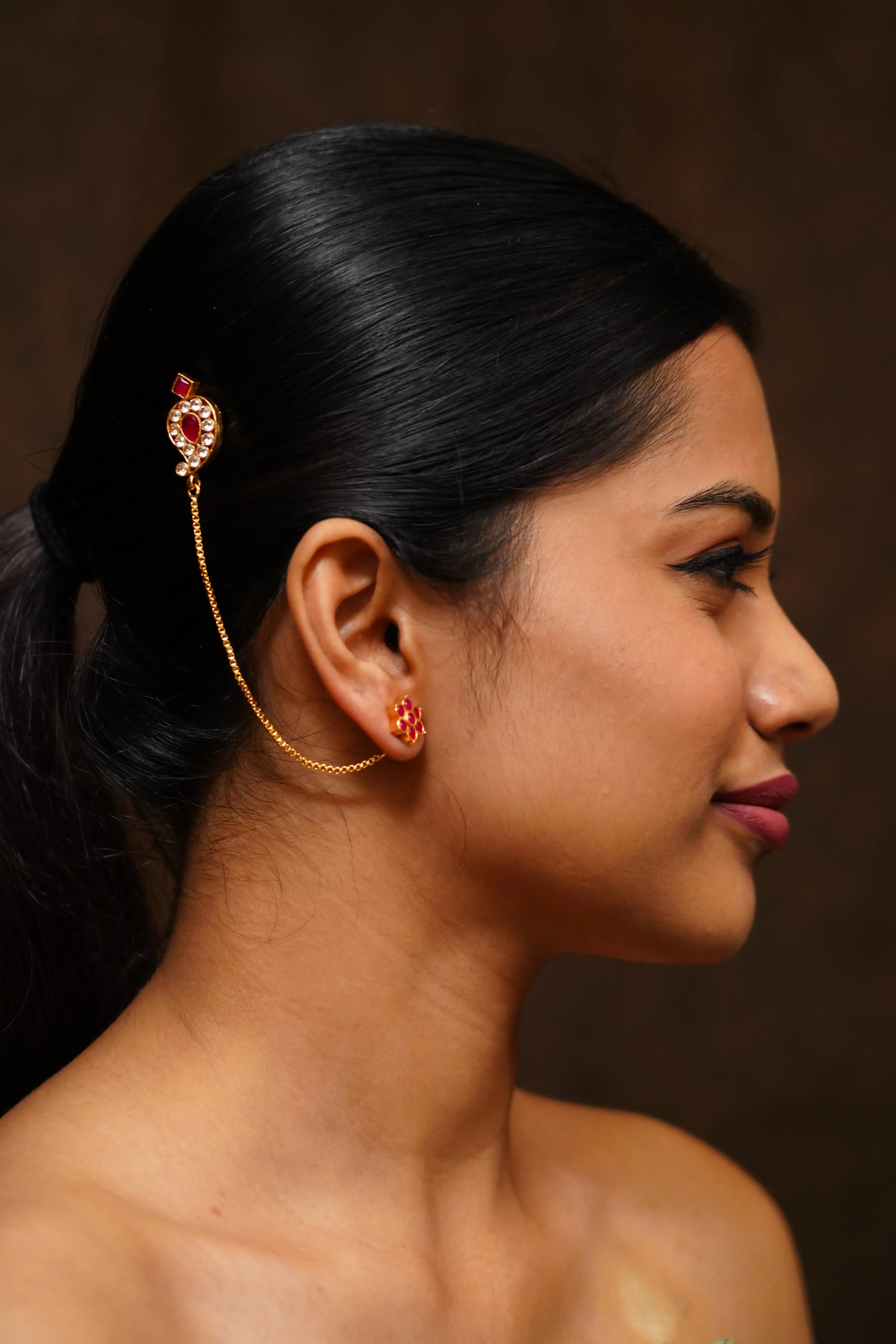 LAYA EAR CHAIN - Queens Jewel Emporium