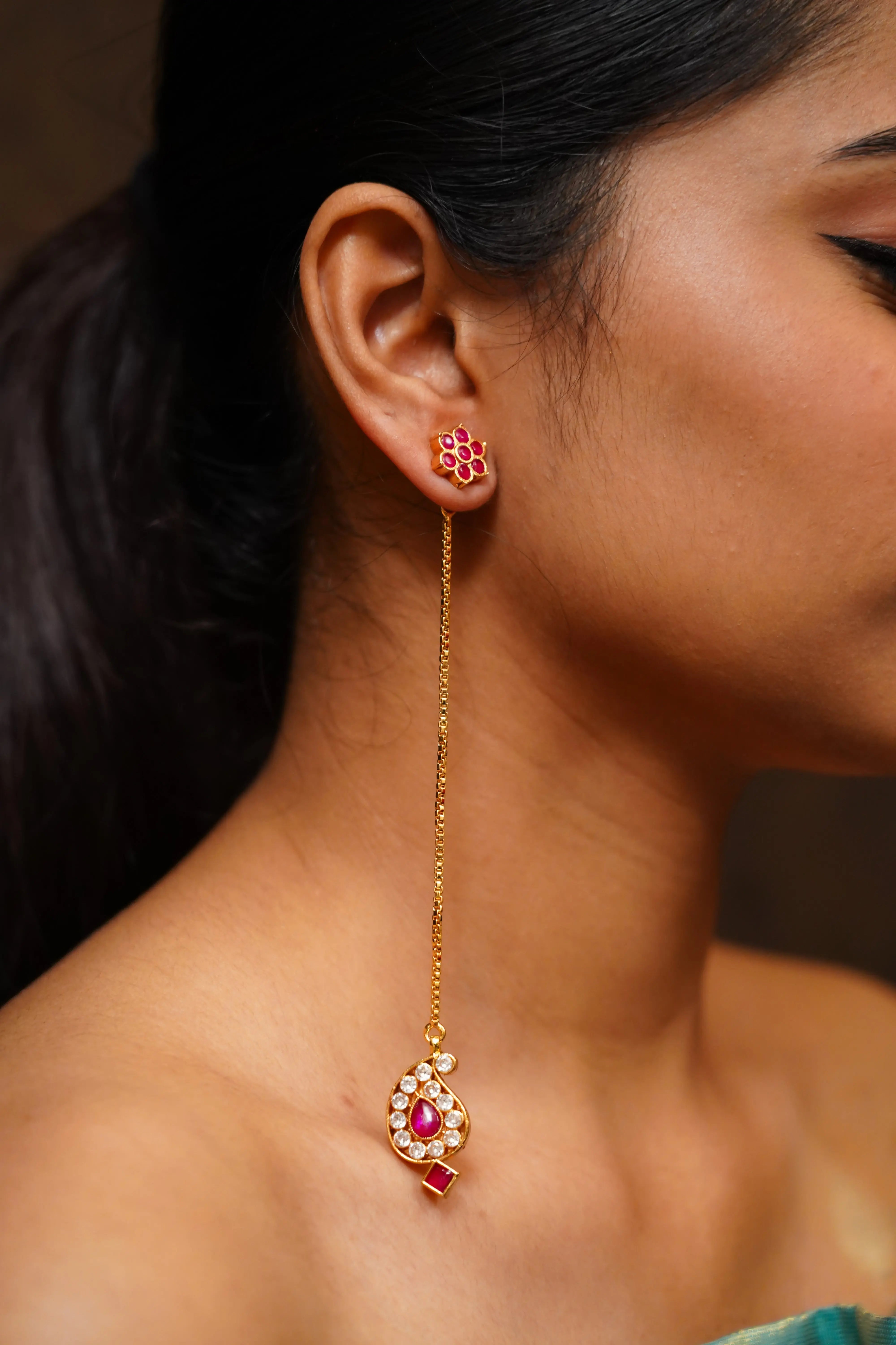 LAYA EAR CHAIN - Queens Jewel Emporium