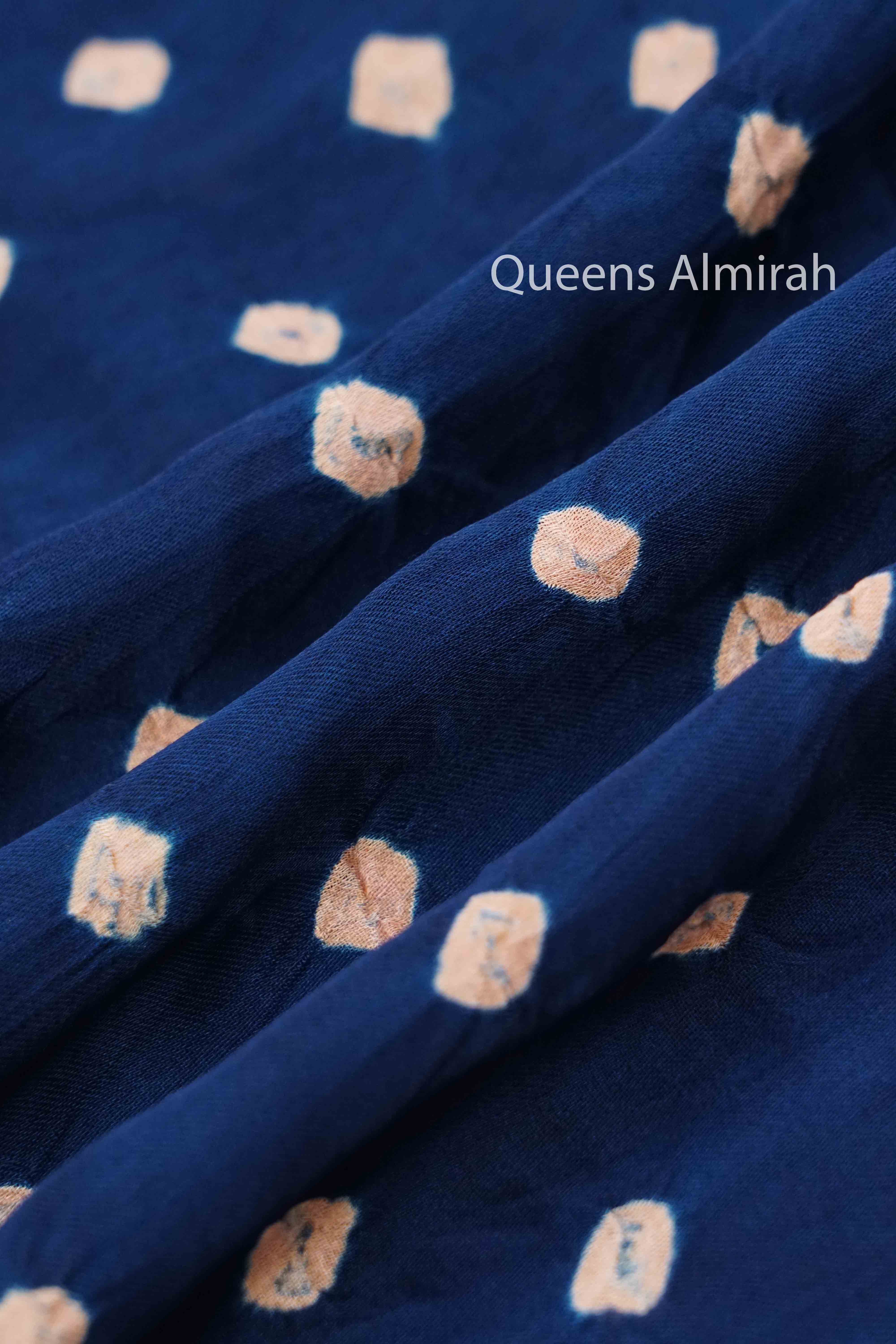 LIGHT NAVY MODAL SILK SAREE 2 - Queens Jewel Emporium