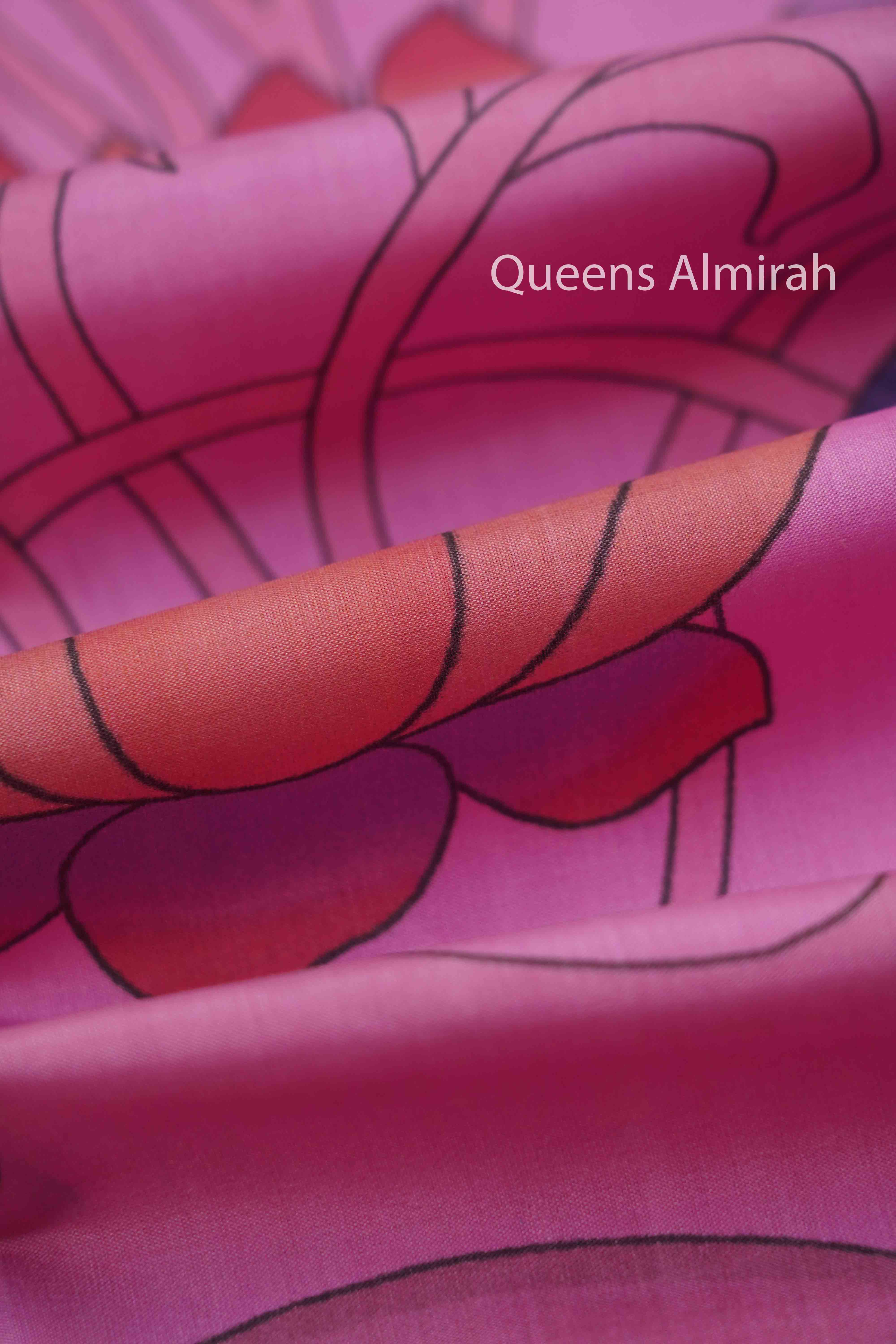 Lavender Pink Pure Kanchivaram Silk Saree QUEENS ALMIRAH