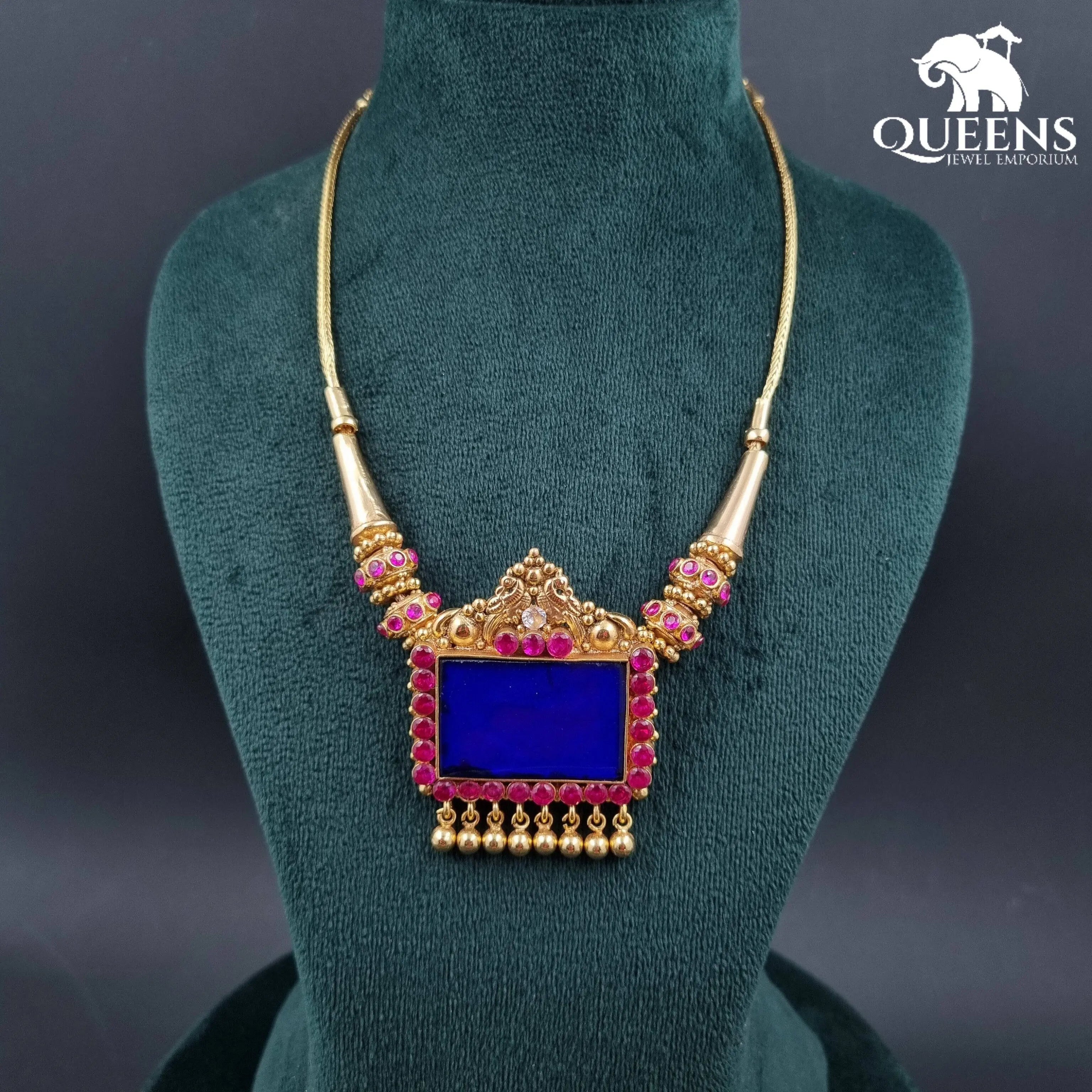 MAADHAVI KEMP NECKLACE - Queens Jewel Emporium