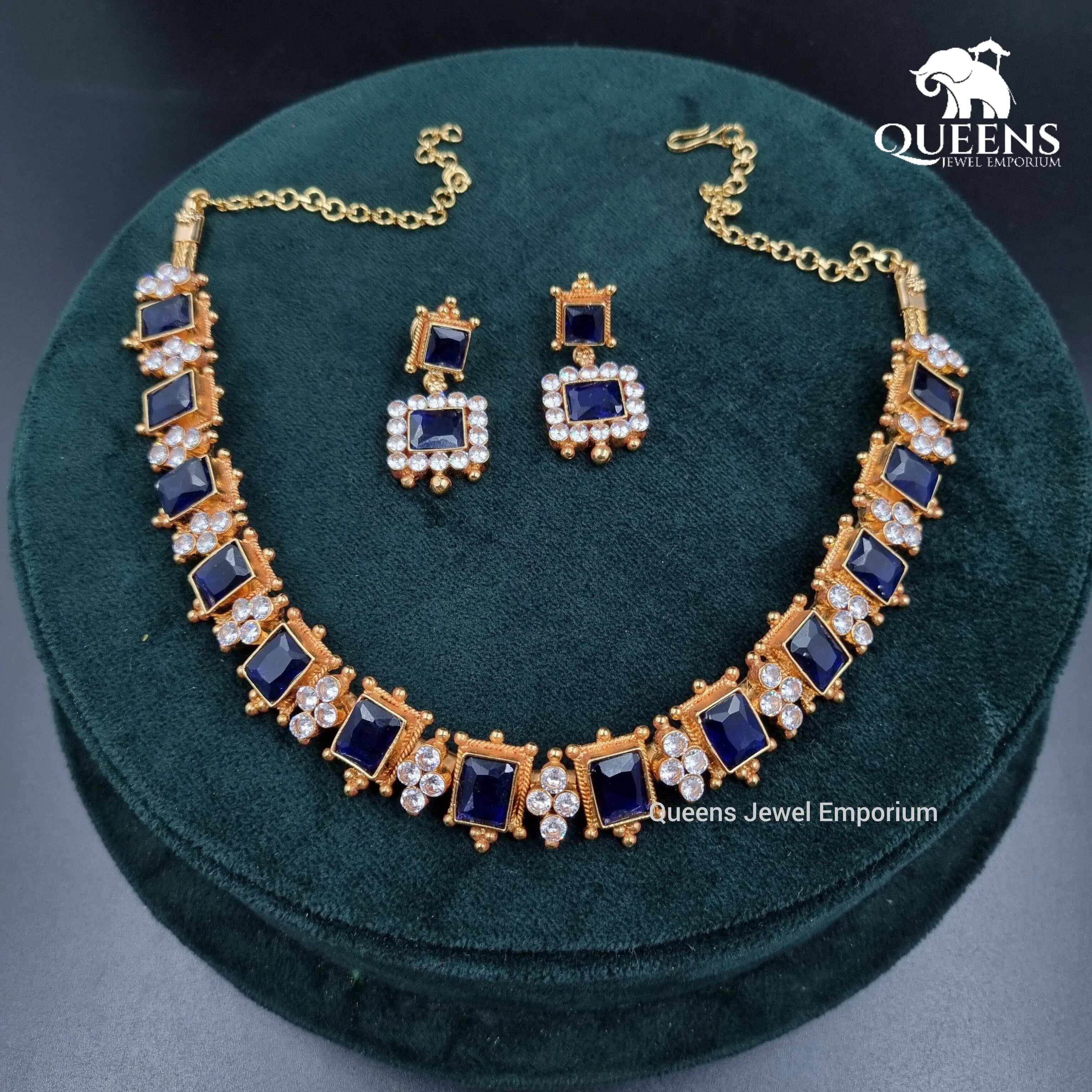MAANAVYA KEMP NECKLACE - Queens Jewel Emporium