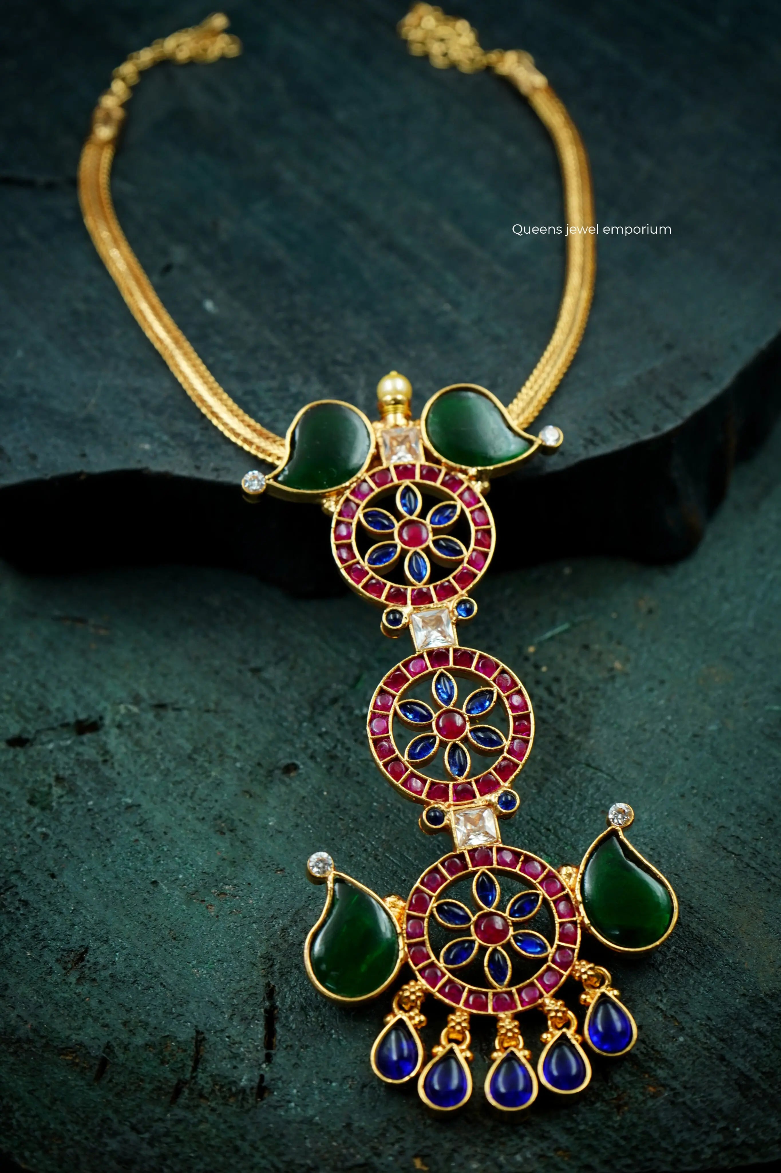 MADHAVI KEMP NECKLACE - Queens Jewel Emporium