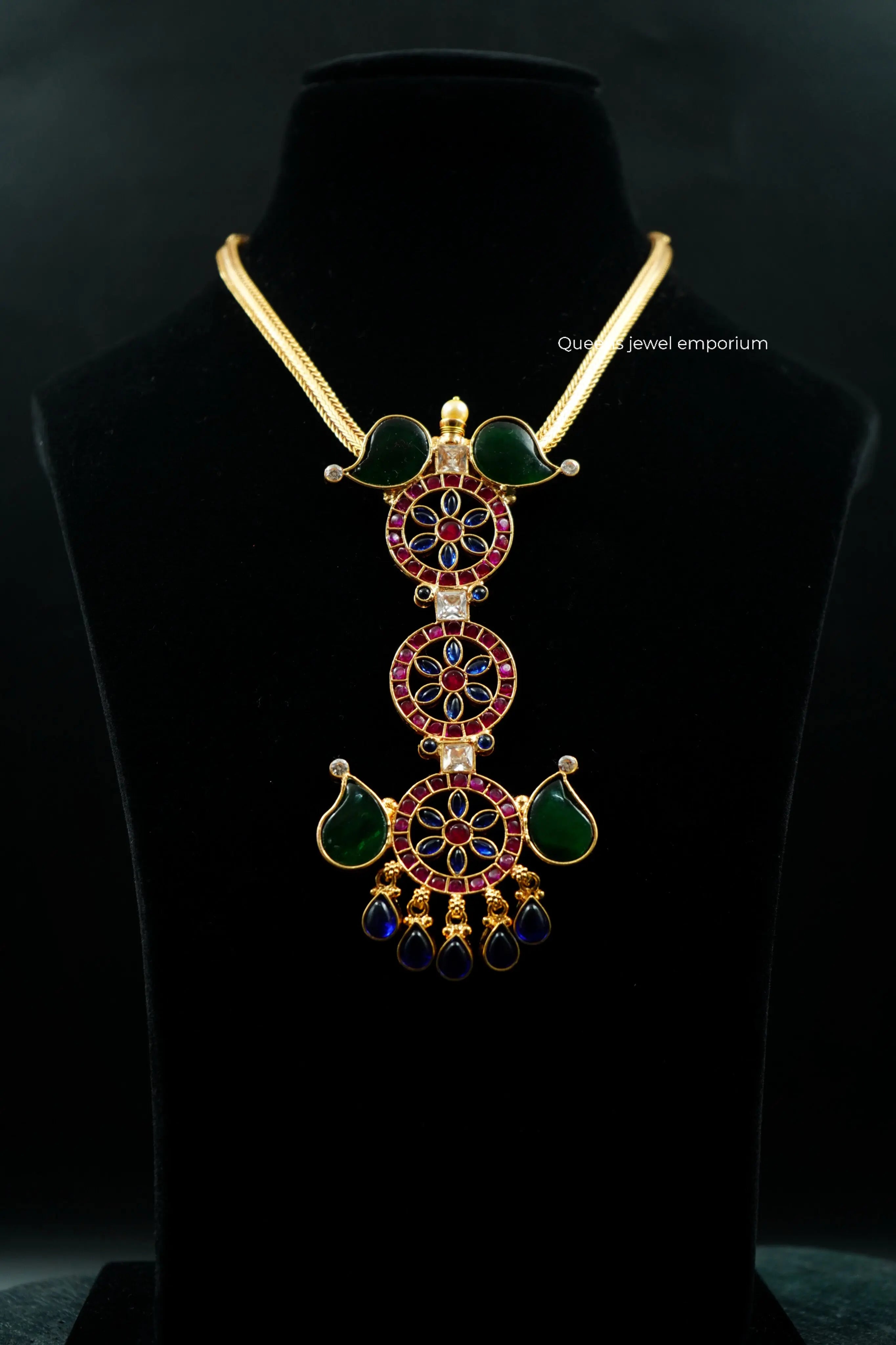 MADHAVI KEMP NECKLACE - Queens Jewel Emporium