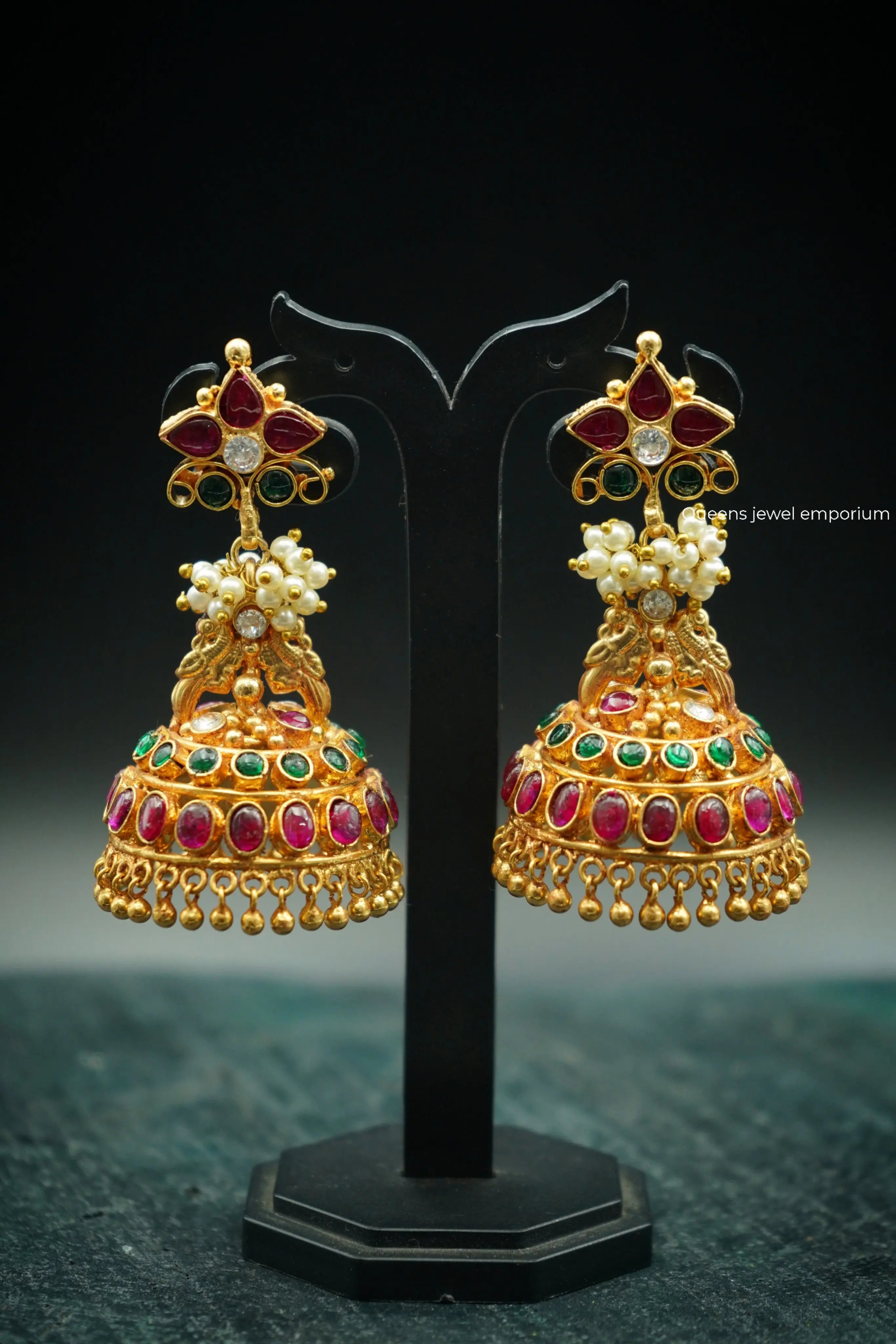 MADHUPOORNA JHUMKA - Queens Jewel Emporium