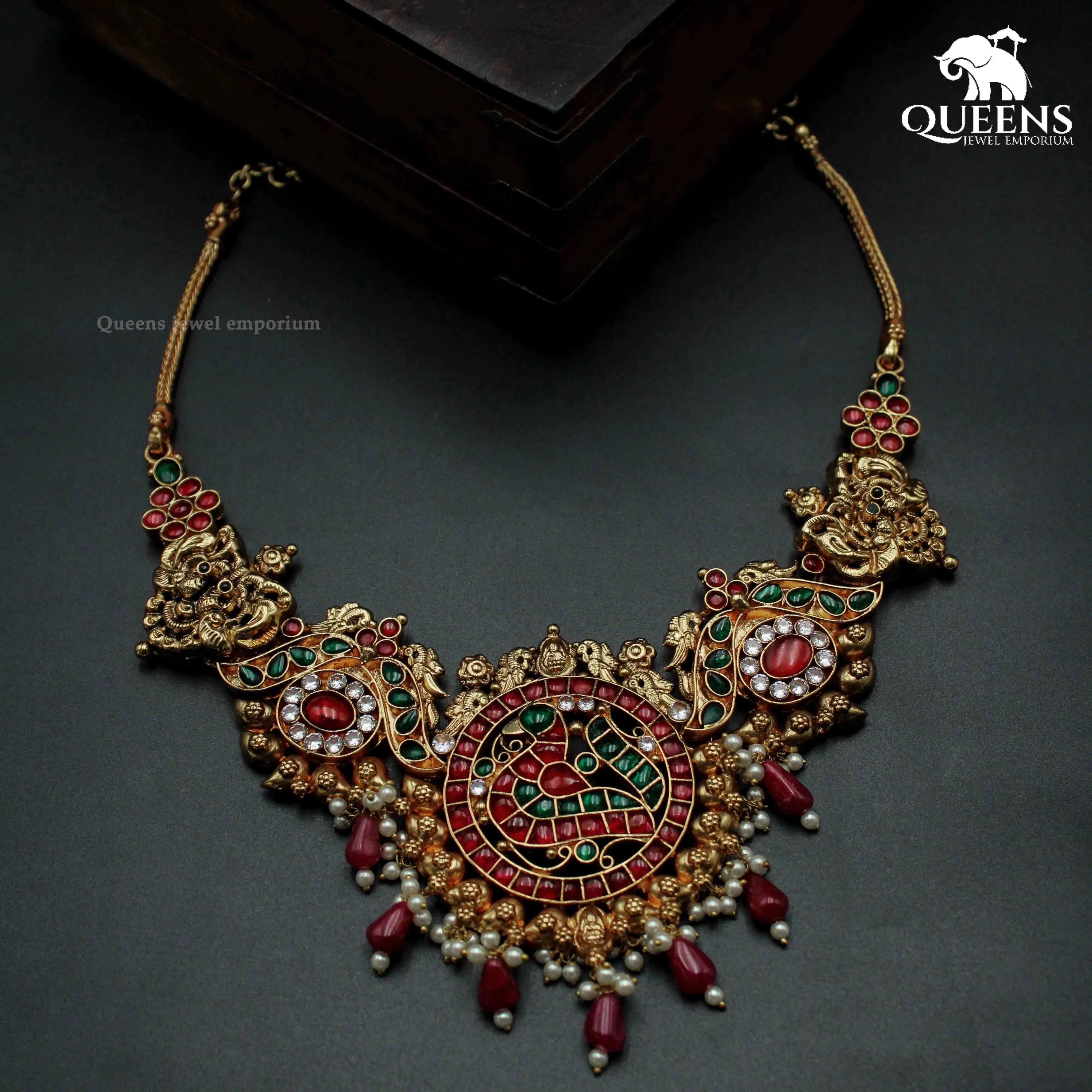 MADUMATHI NECKLACE - Queens Jewel Emporium