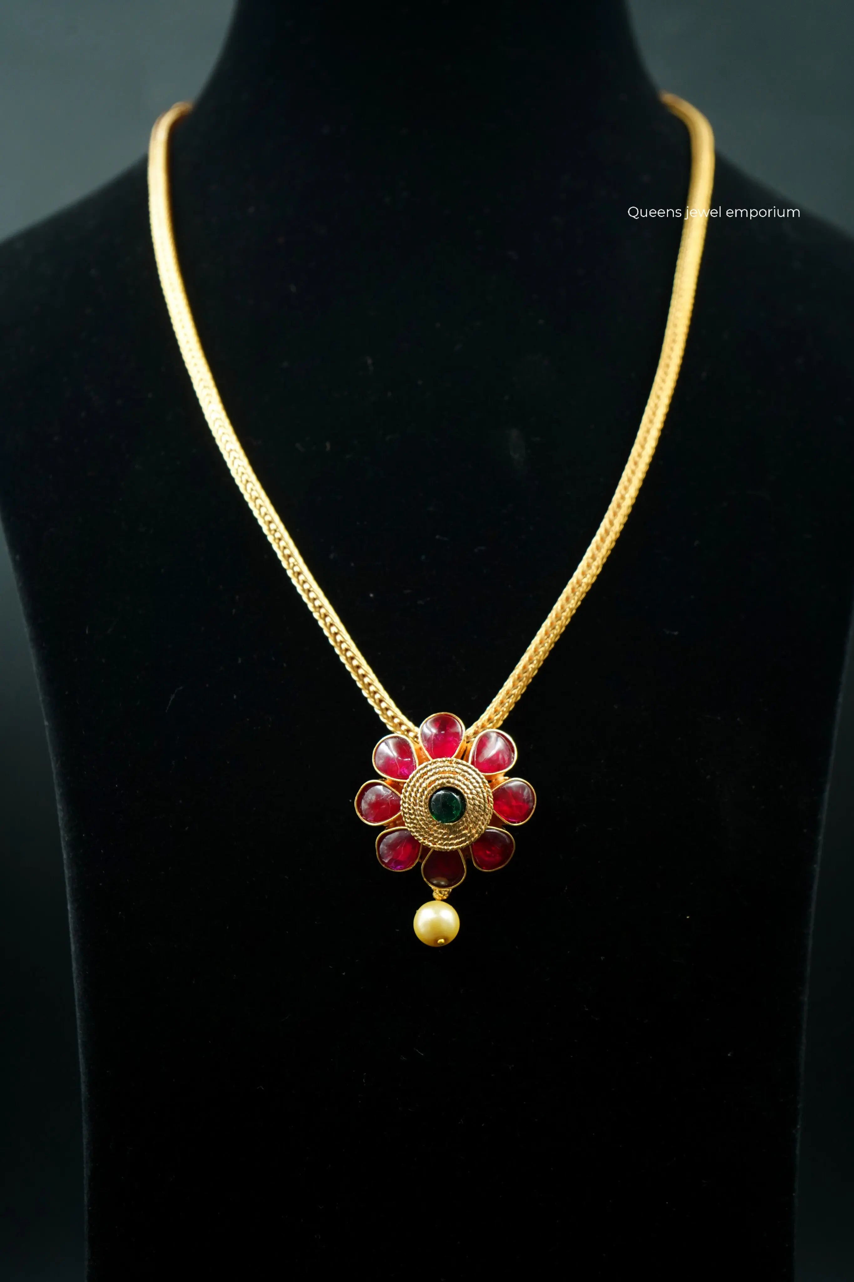 MALINI FLORAL NECKLACE - Queens Jewel Emporium